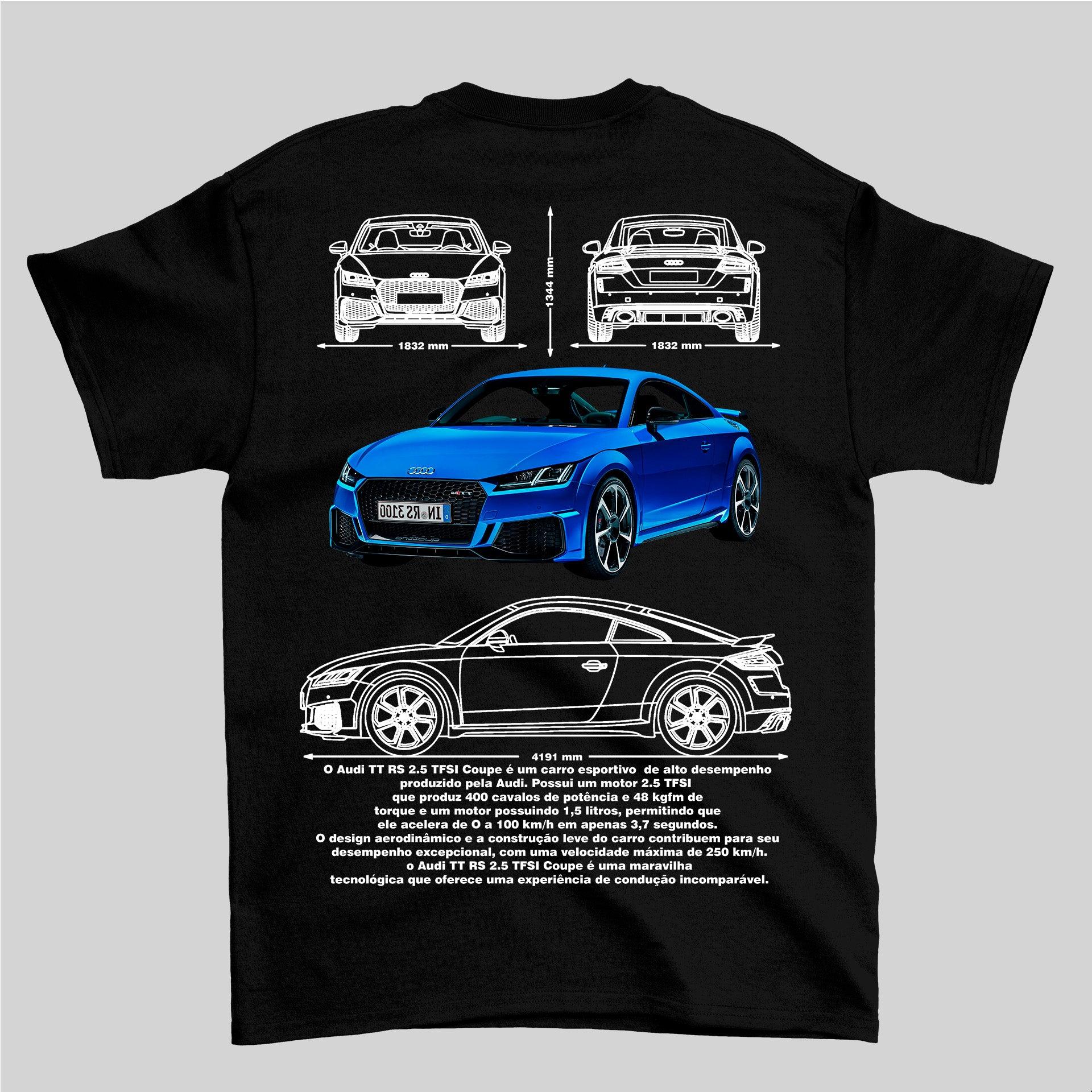 Camiseta Audi TT RS - GTS111 - Loja GTS Customs