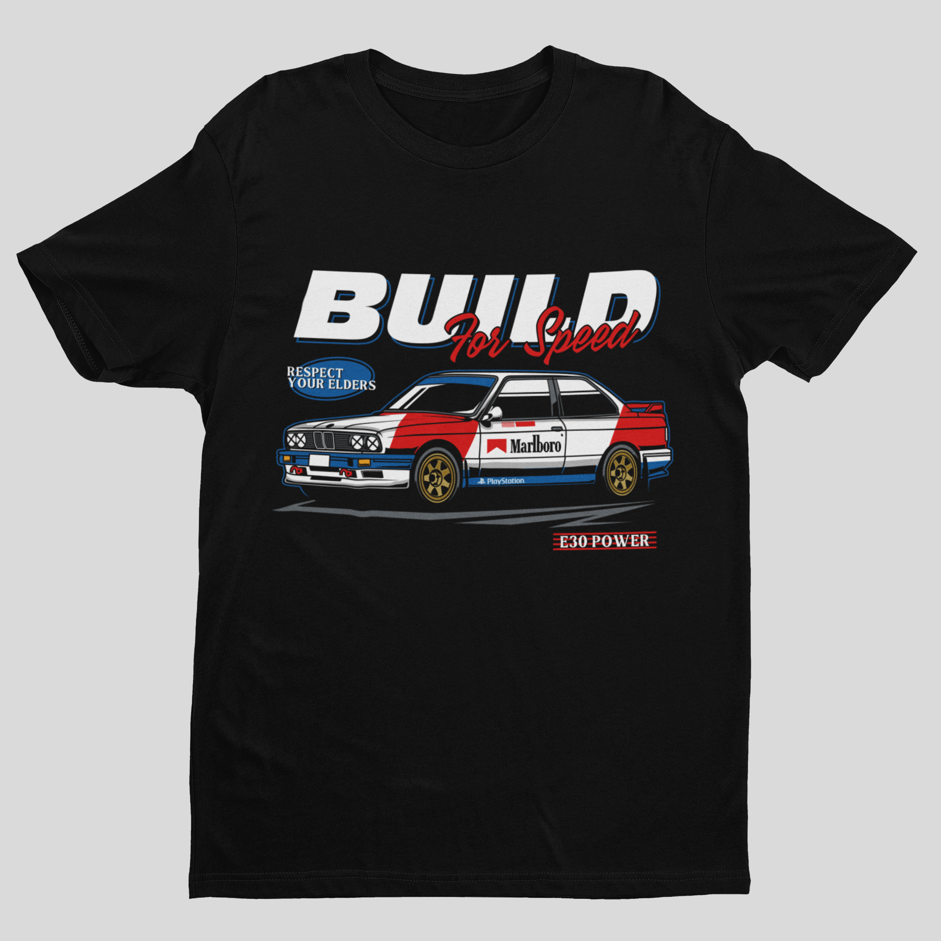 Camiseta BMW E30 - GTS120 - Loja GTS Customs