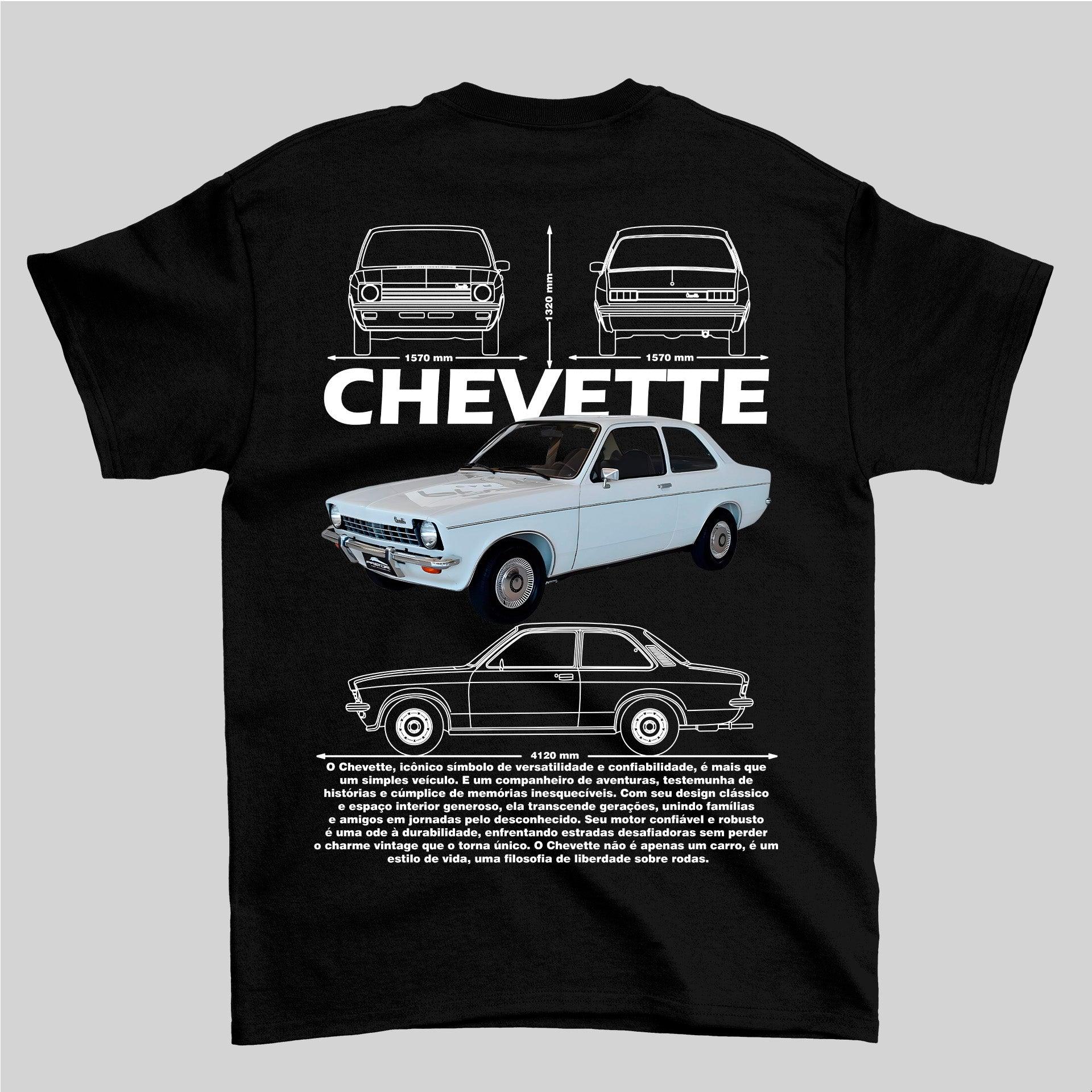 Camiseta Chevrolet Chevette - GTS110 - Loja GTS Customs