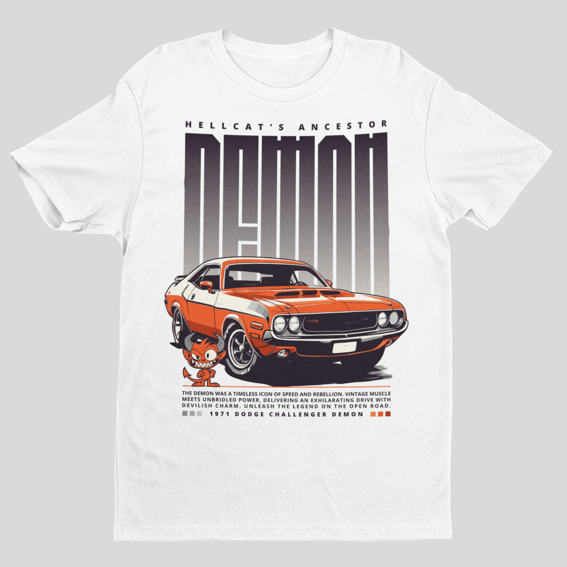 Camiseta Dodge Challenger Hellcat 1971 - GTS147