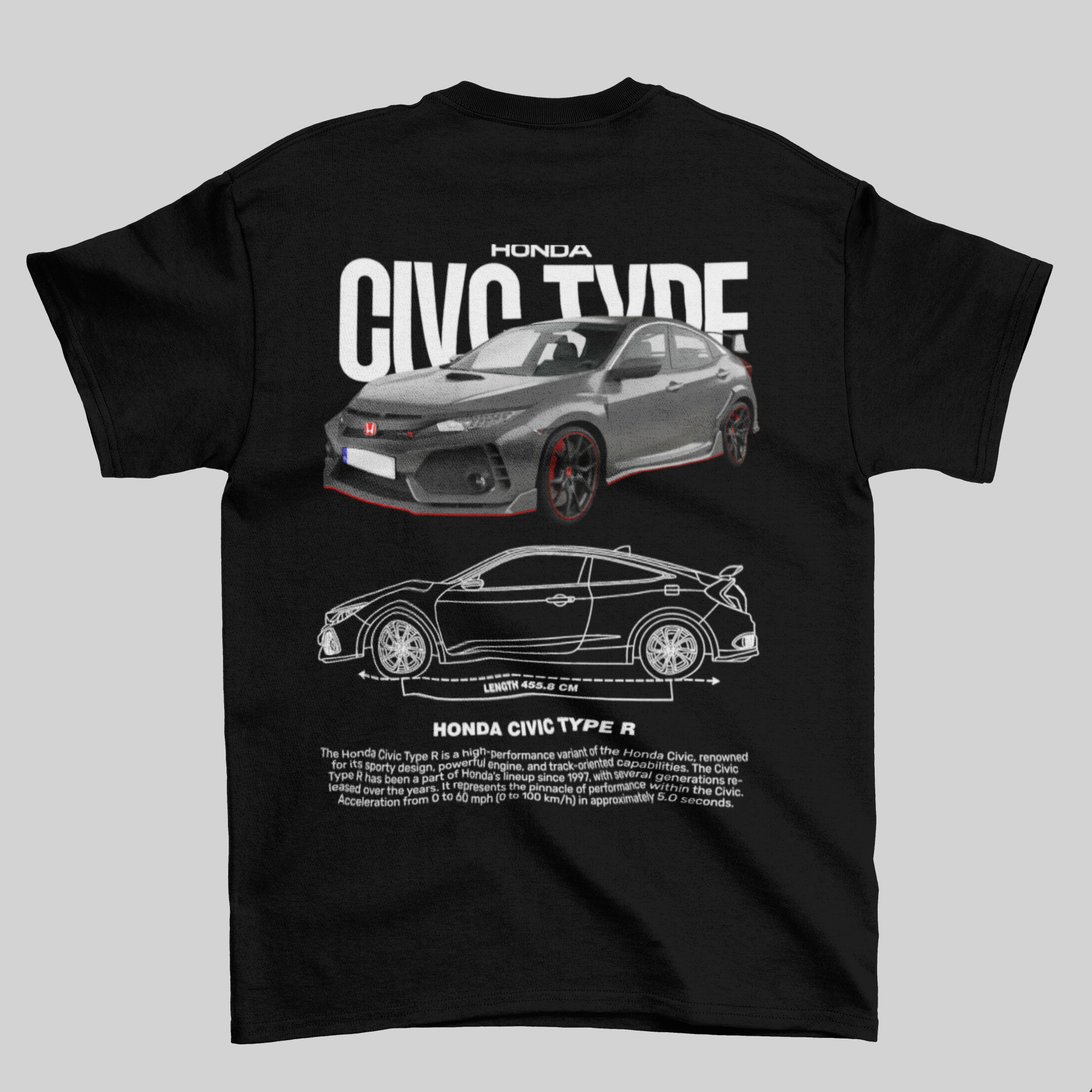 Camiseta Honda Civic Type R - GTS144