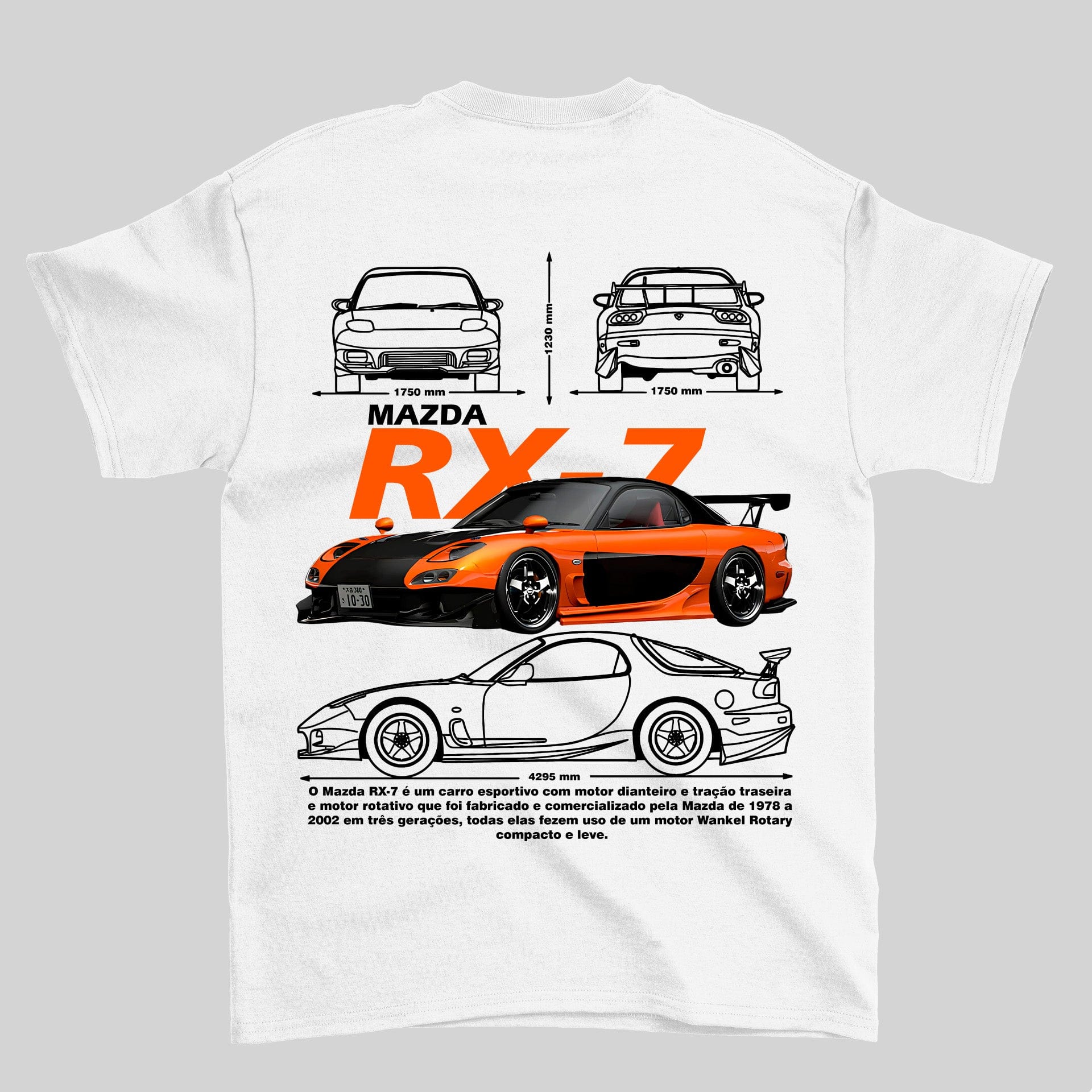 Camiseta Mazda RX7 VeilSide do Han - GTS113 - Loja GTS Customs