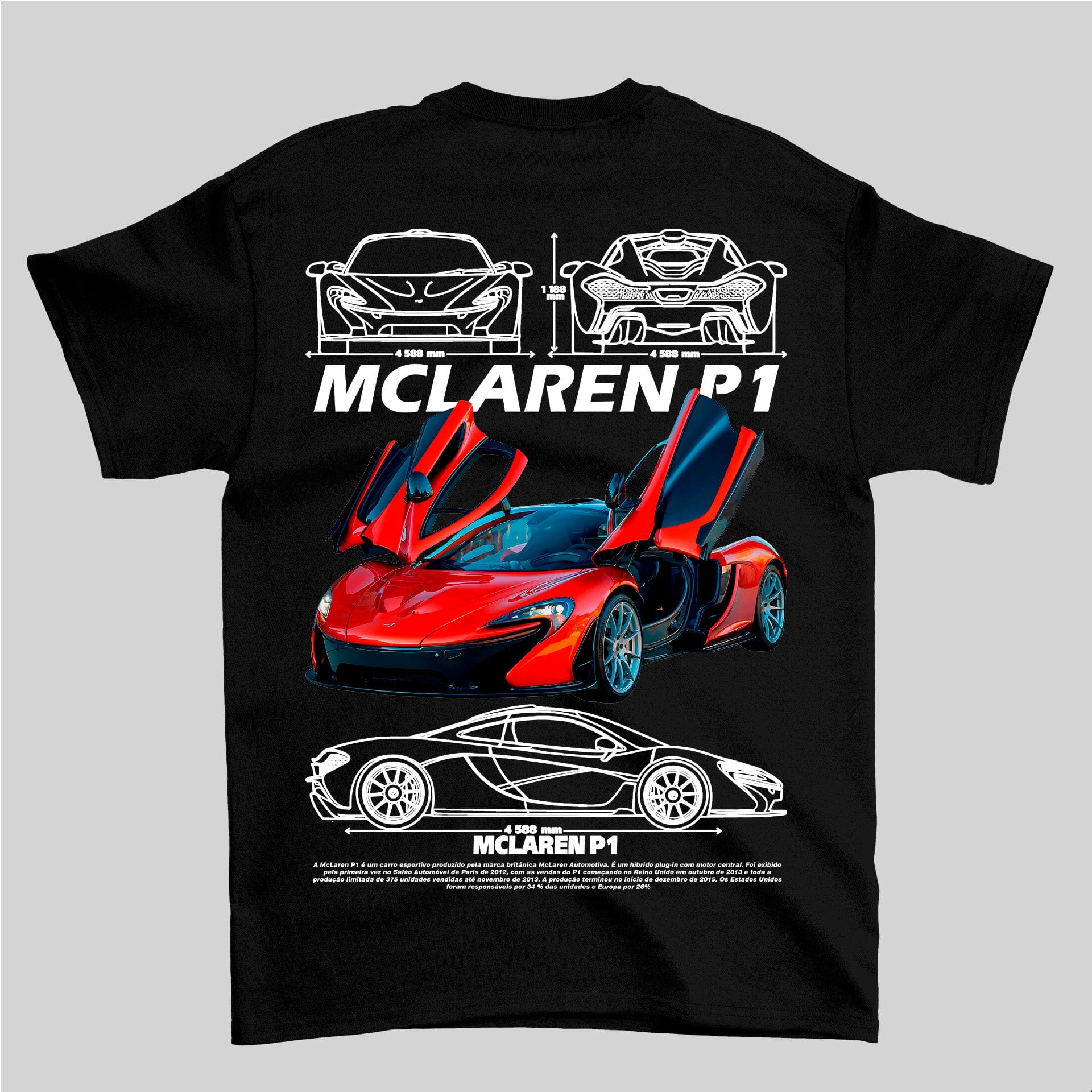 Camiseta McLaren P1 - GTS114 - Loja GTS Customs