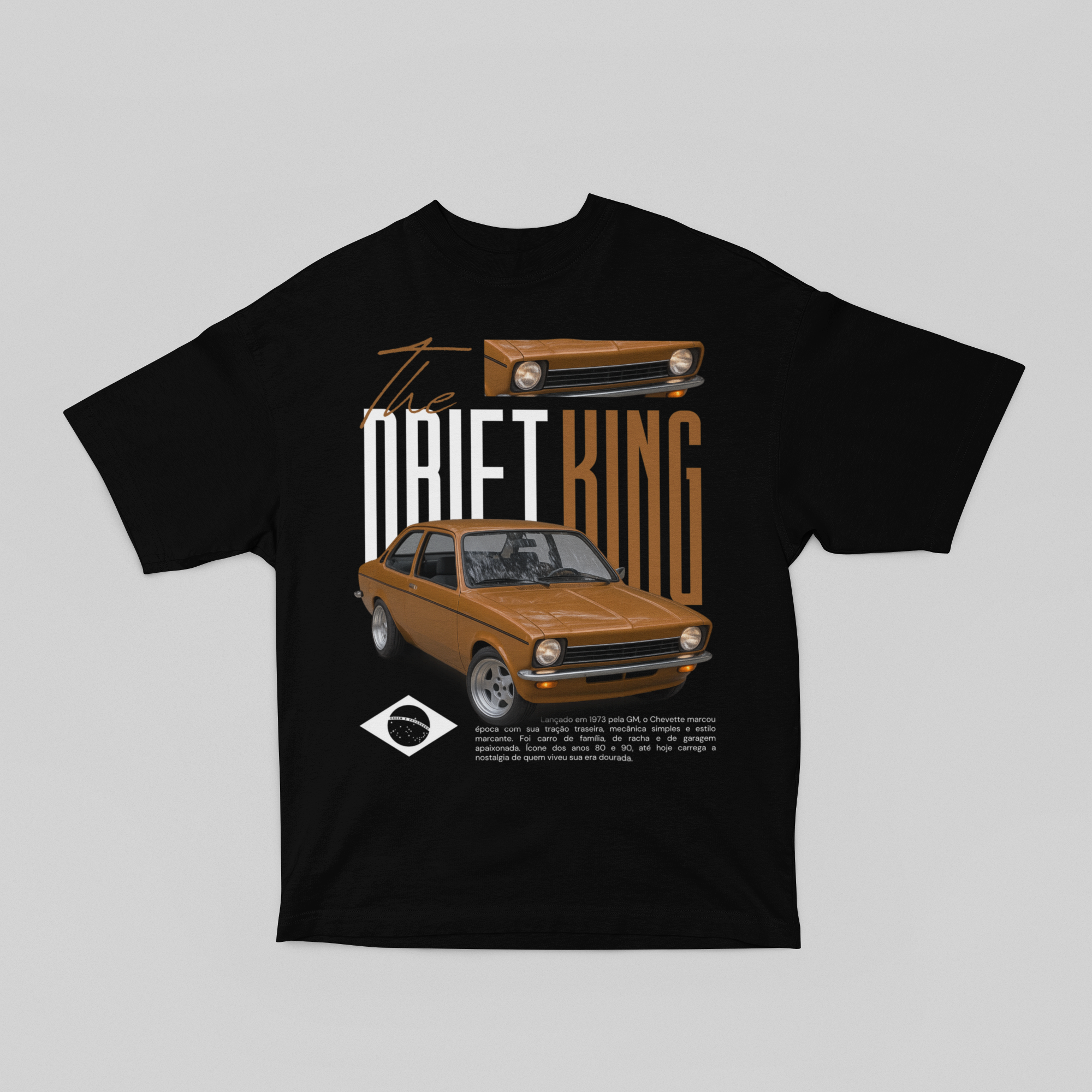 Camiseta Oversized Drift King - GTSO43 - Loja GTS Customs
