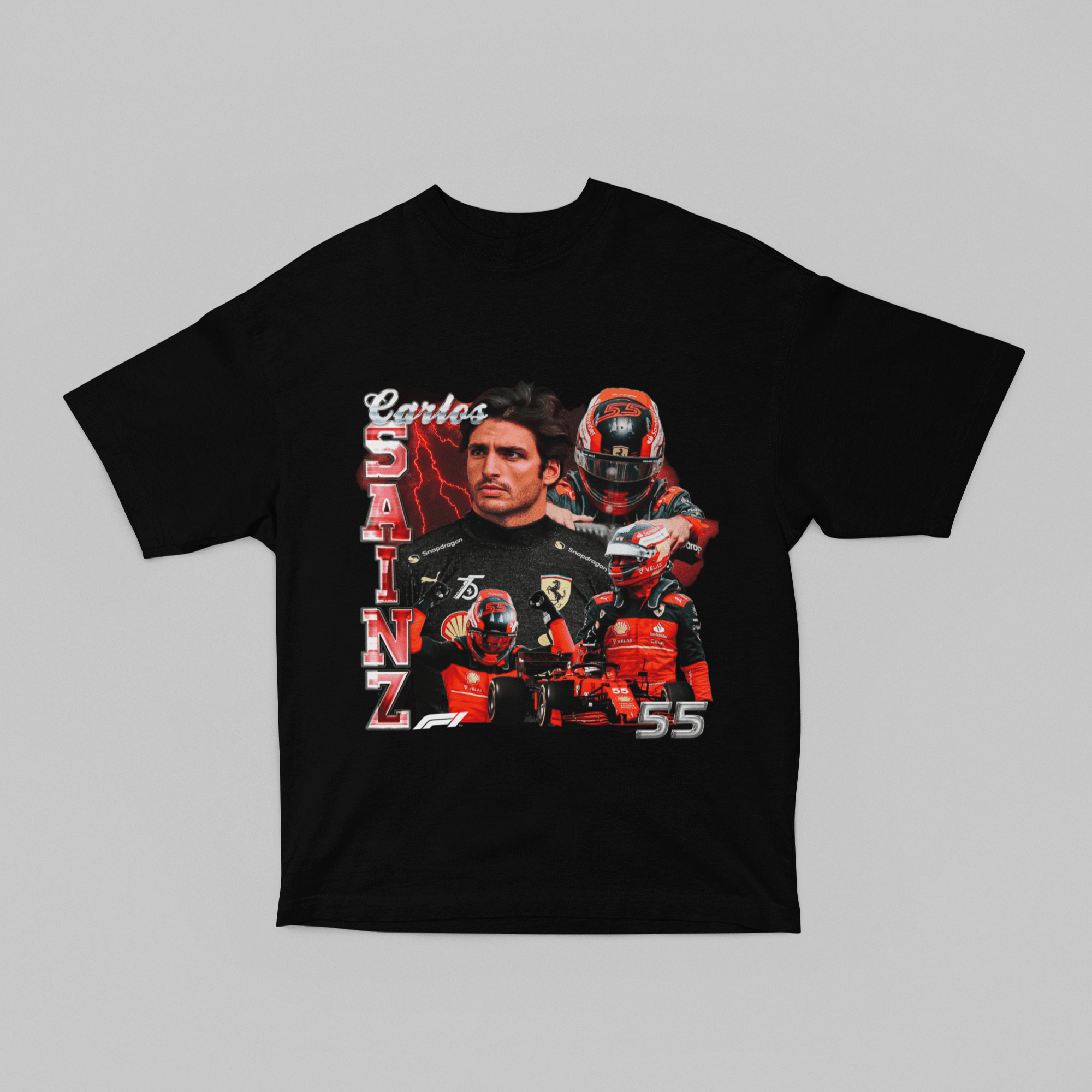 Camiseta Oversized Formula 1 - Carlos Sainz Jr - Loja GTS Customs