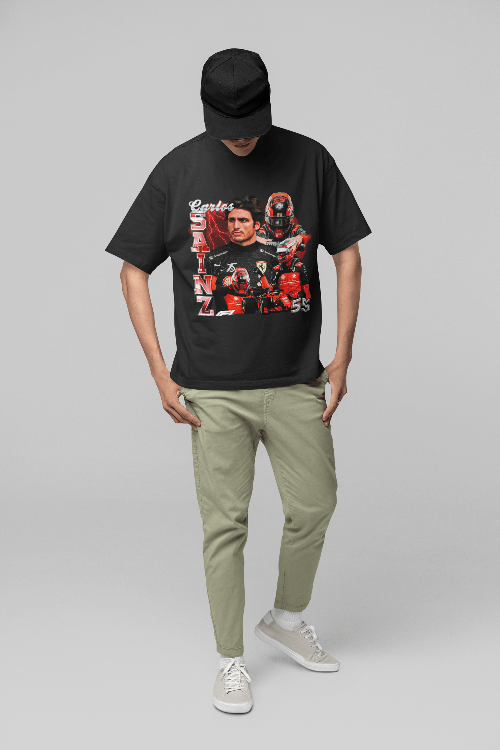 Camiseta Oversized Formula 1 - Carlos Sainz Jr - Loja GTS Customs