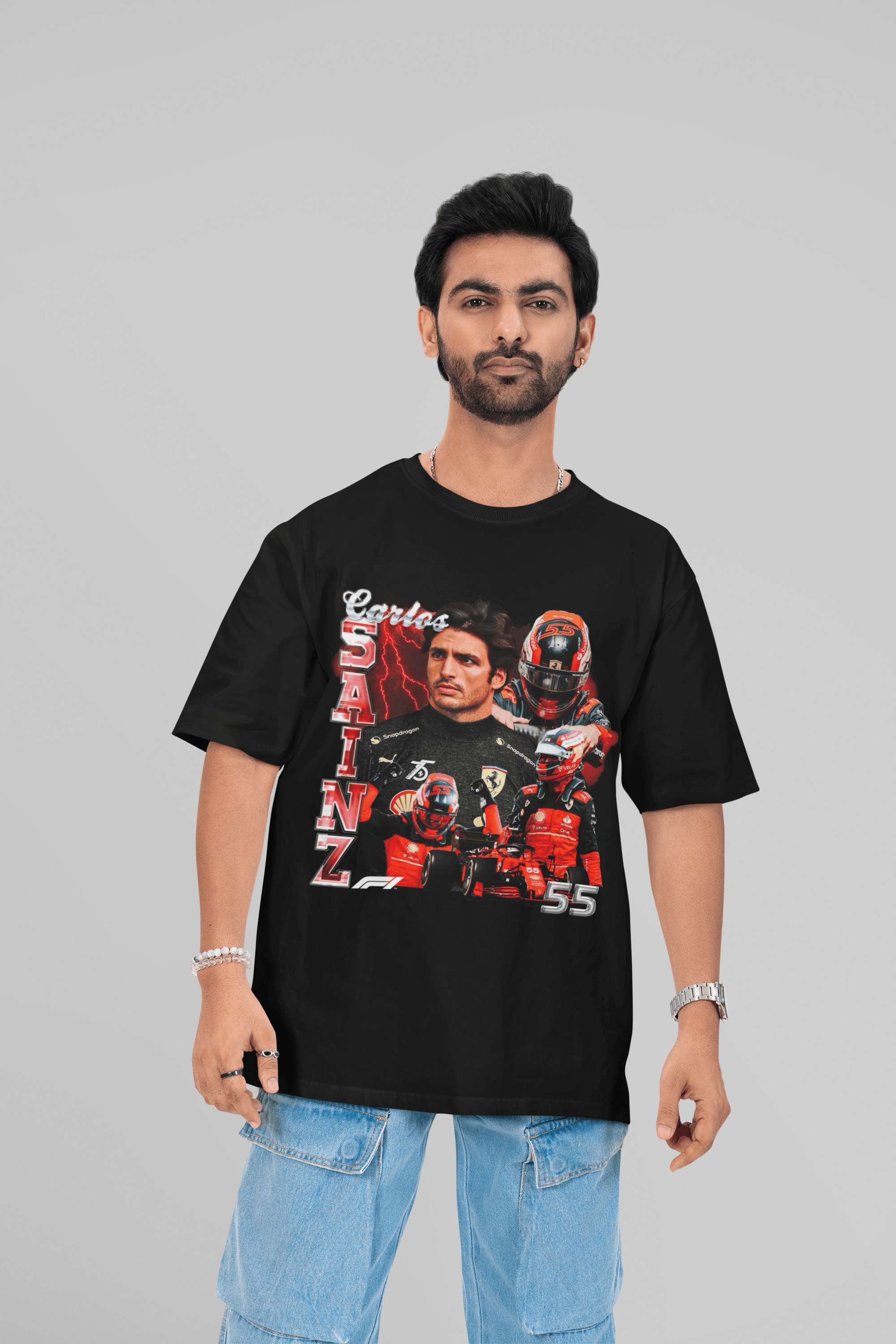 Camiseta Oversized Formula 1 - Carlos Sainz Jr - Loja GTS Customs