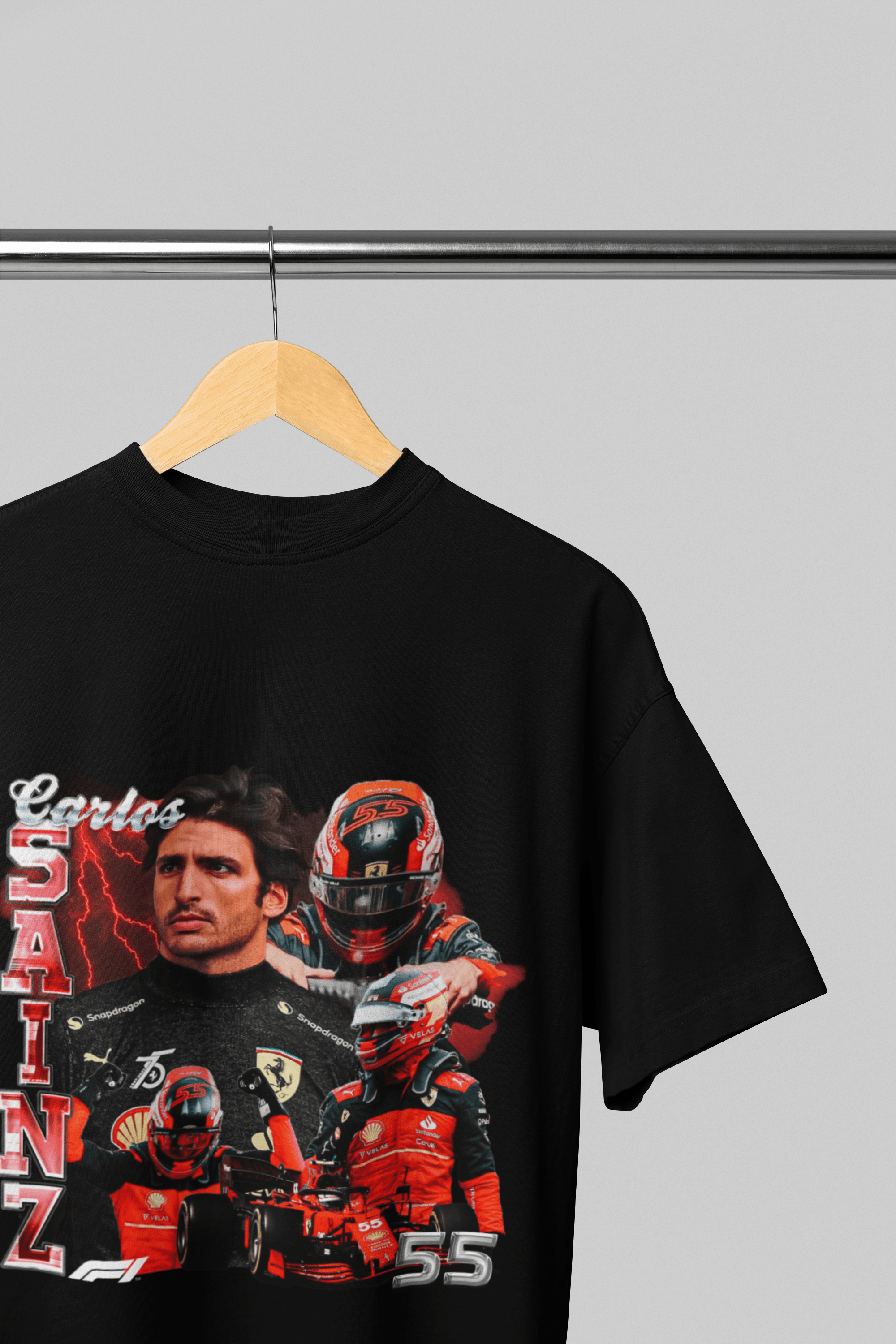 Camiseta Oversized Formula 1 - Carlos Sainz Jr - Loja GTS Customs