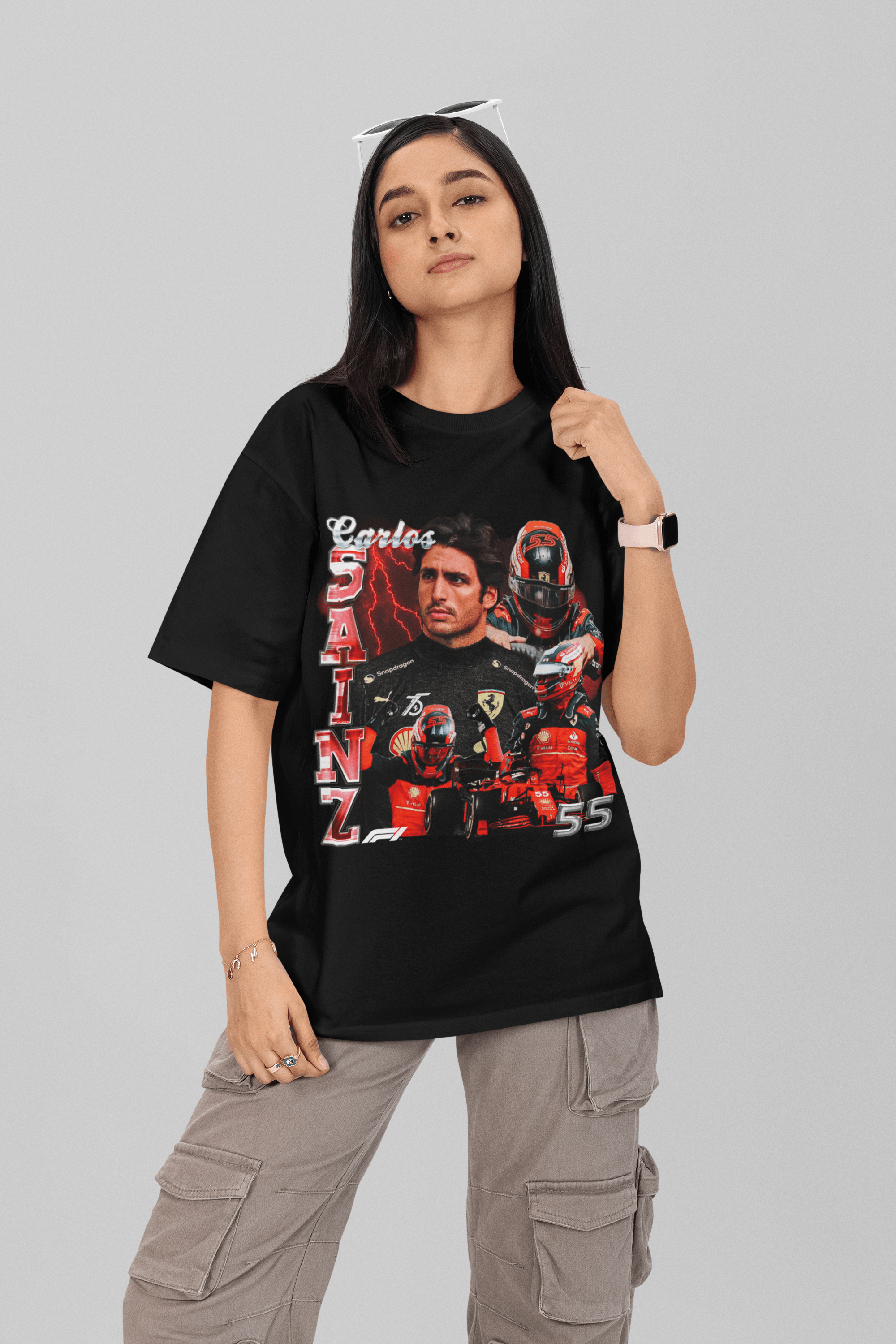 Camiseta Oversized Formula 1 - Carlos Sainz Jr - Loja GTS Customs