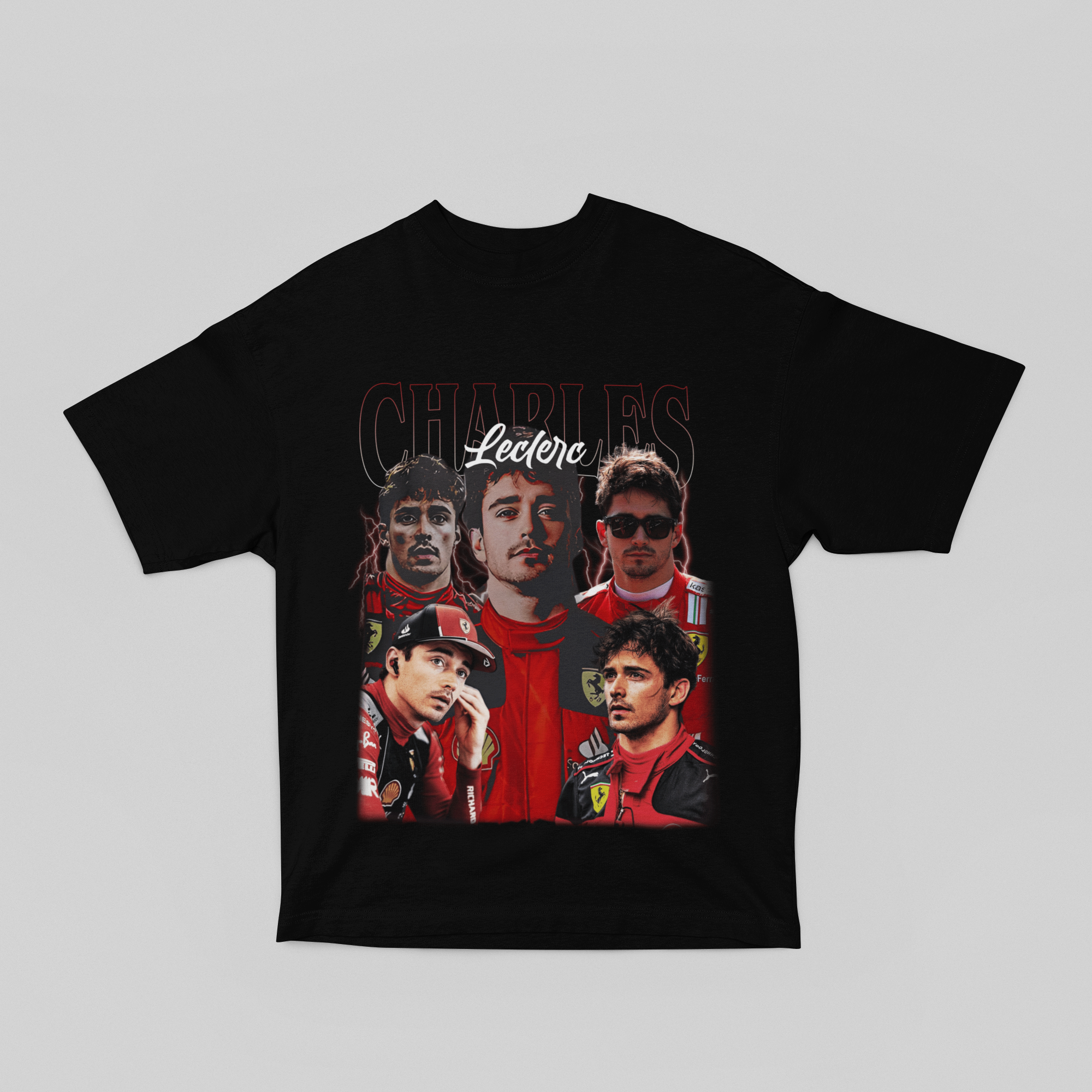 Camiseta Oversized Formula 1 - Charles Leclerc - Loja GTS Customs
