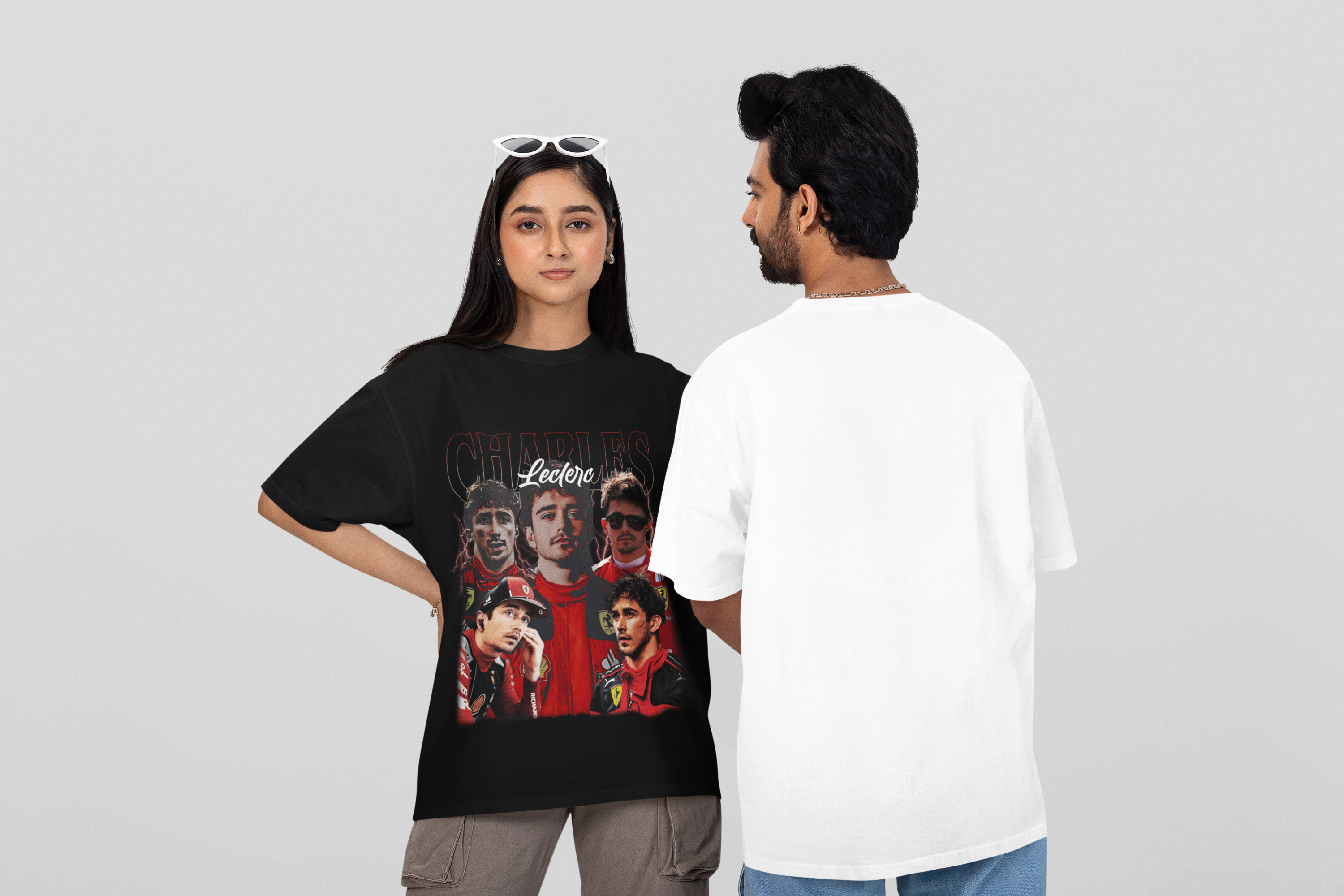 Camiseta Oversized Formula 1 - Charles Leclerc - Loja GTS Customs
