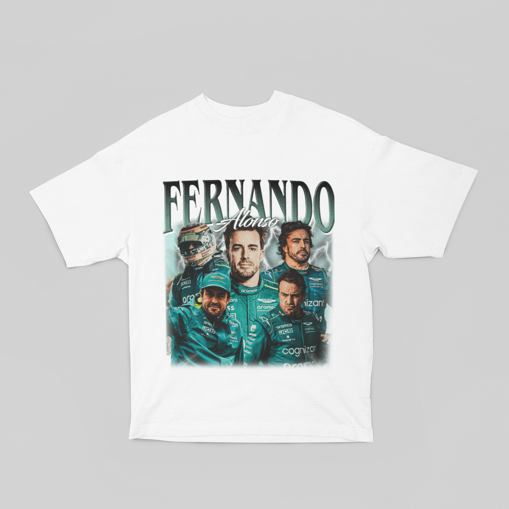 Camiseta Oversized Formula 1 - Fernando Alonso - Loja GTS Customs