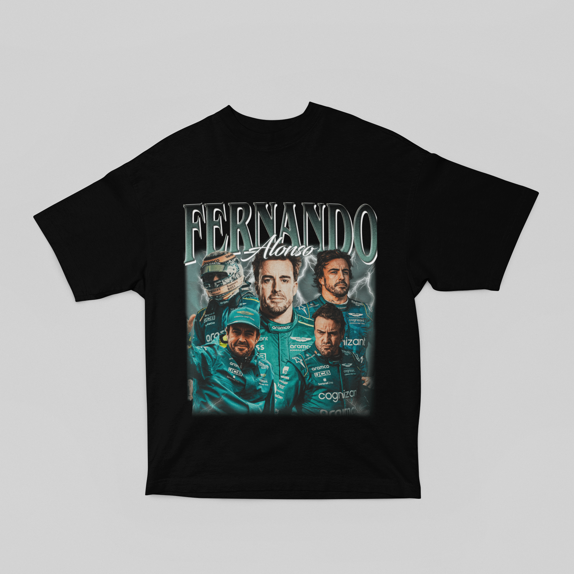Camiseta Oversized Formula 1 - Fernando Alonso - Loja GTS Customs
