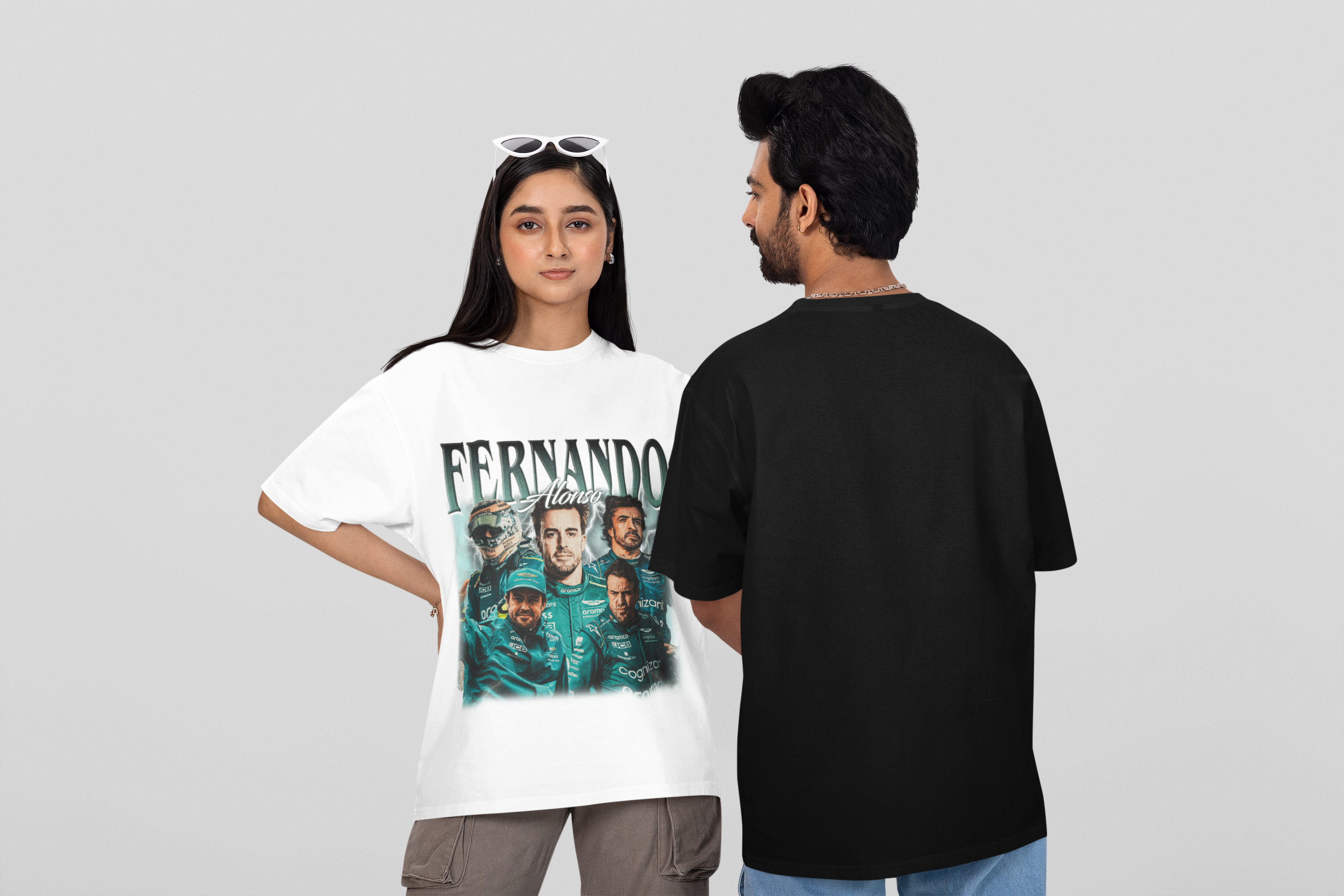 Camiseta Oversized Formula 1 - Fernando Alonso - Loja GTS Customs