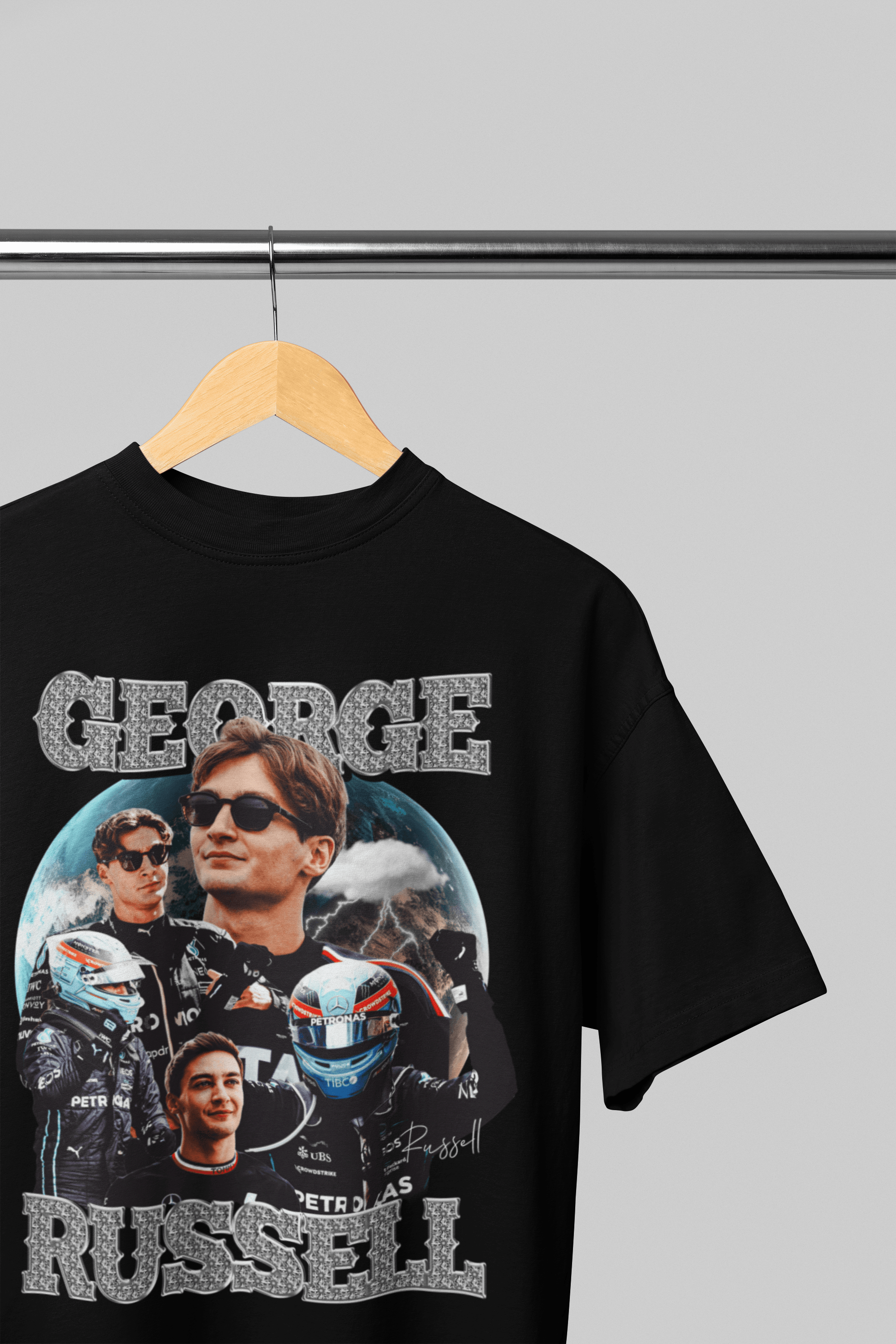 Camiseta Oversized Formula 1 - George Russell - Loja GTS Customs