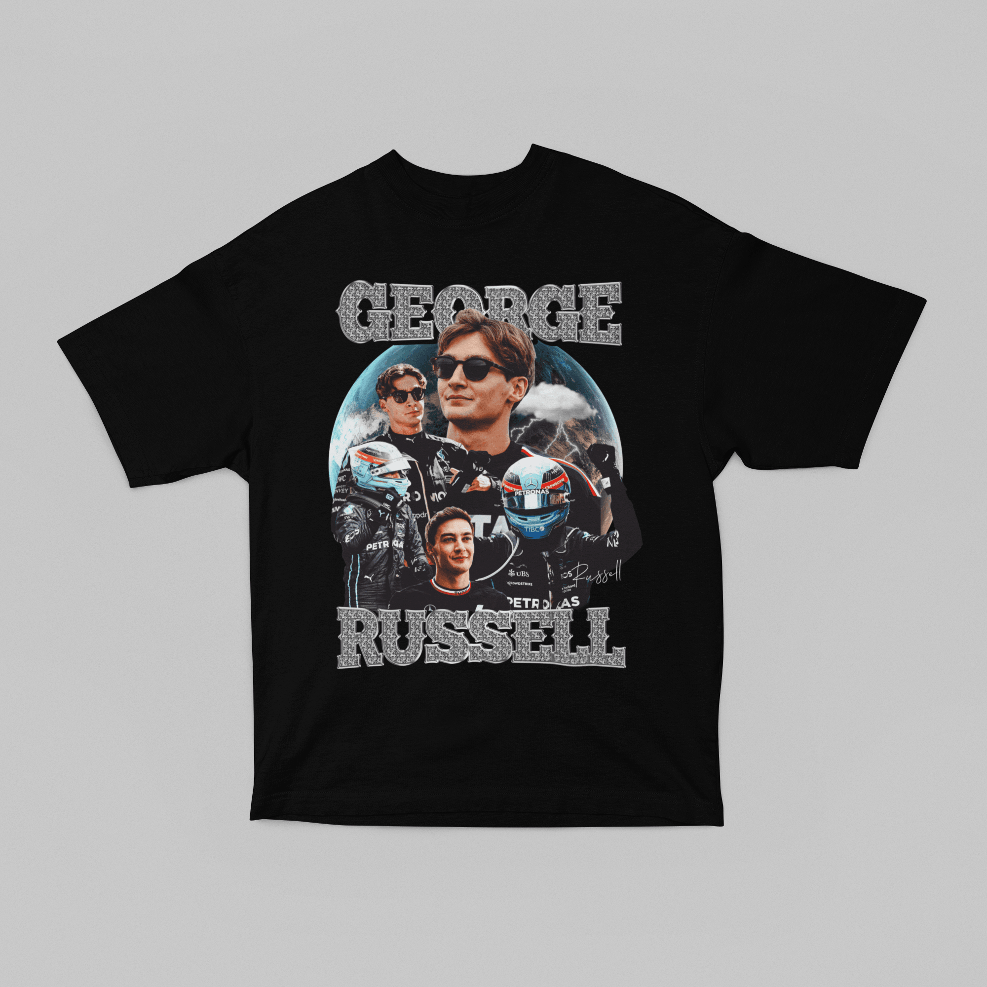 Camiseta Oversized Formula 1 - George Russell - Loja GTS Customs