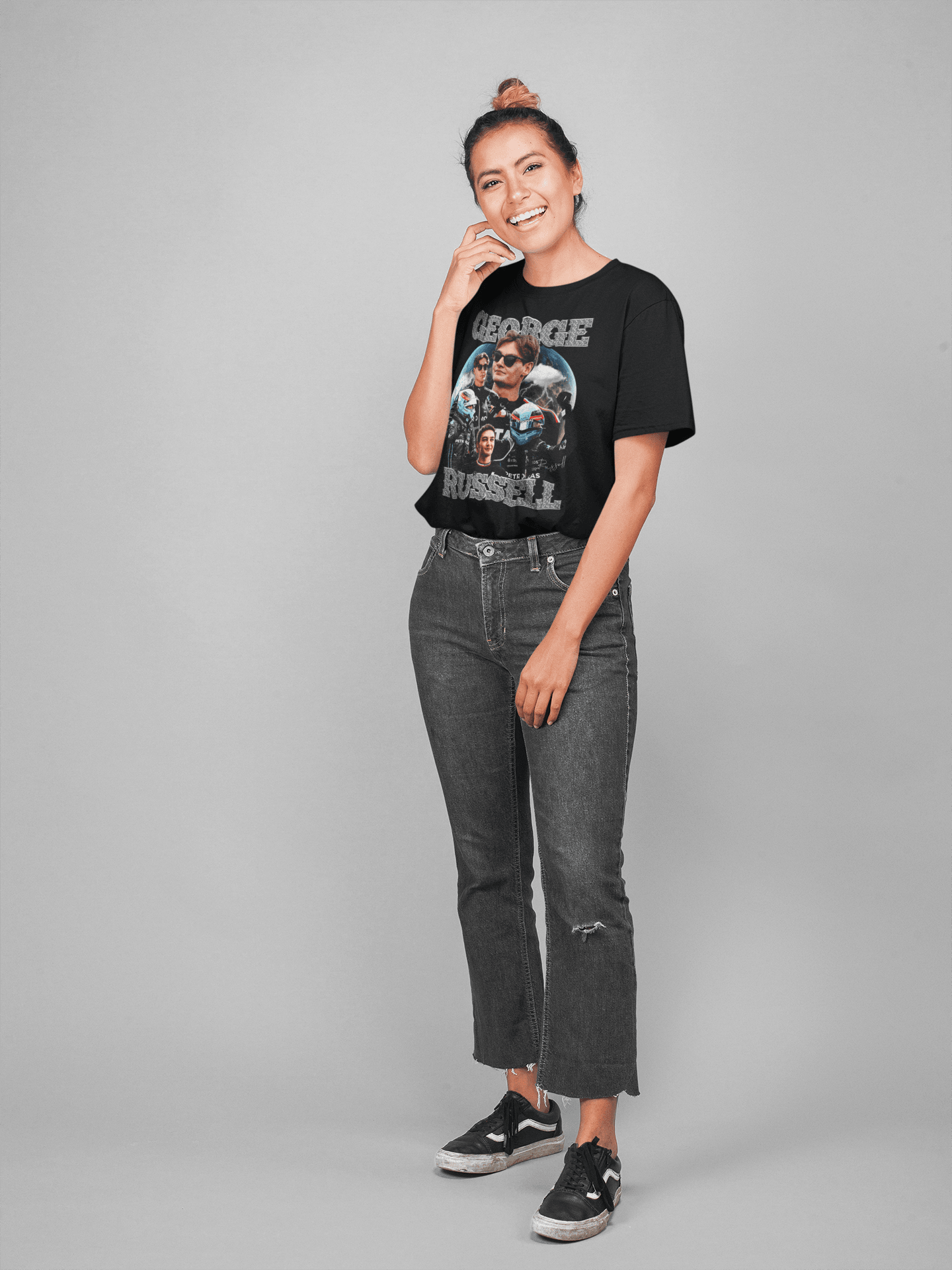 Camiseta Oversized Formula 1 - George Russell - Loja GTS Customs