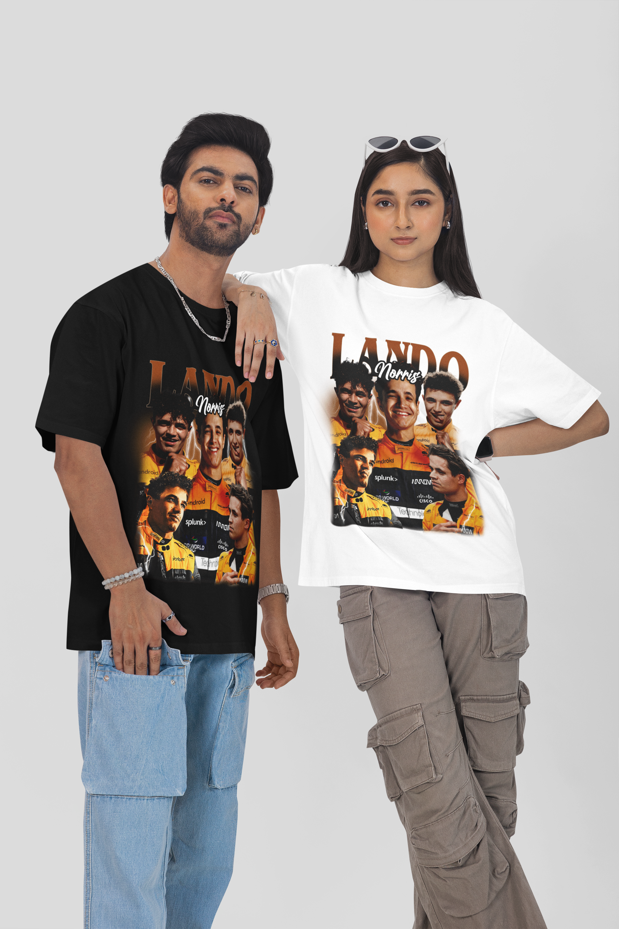 Camiseta Oversized Formula 1 - Lando Norris - Loja GTS Customs