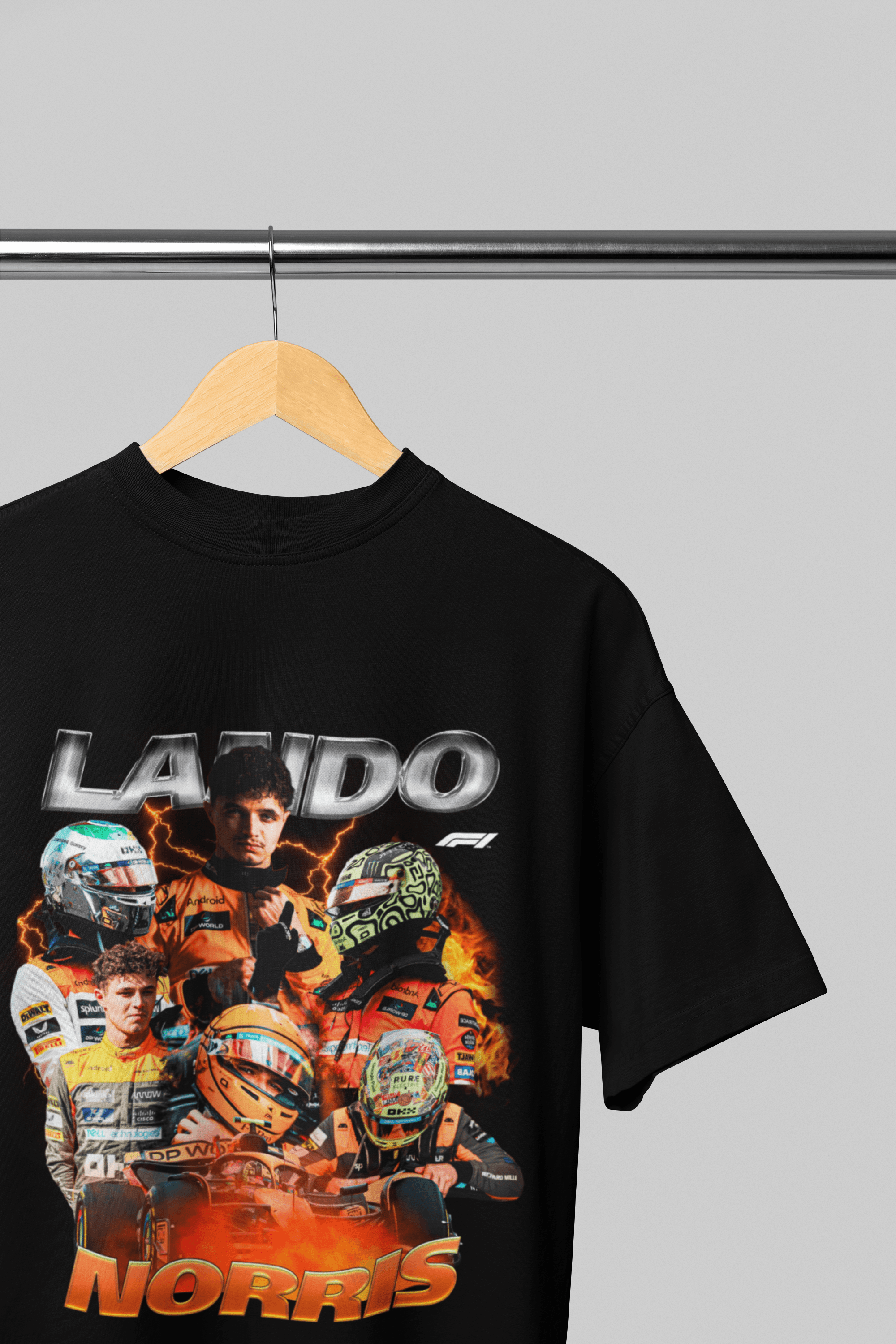 Camiseta Oversized Formula 1 - Lando Norris - Loja GTS Customs