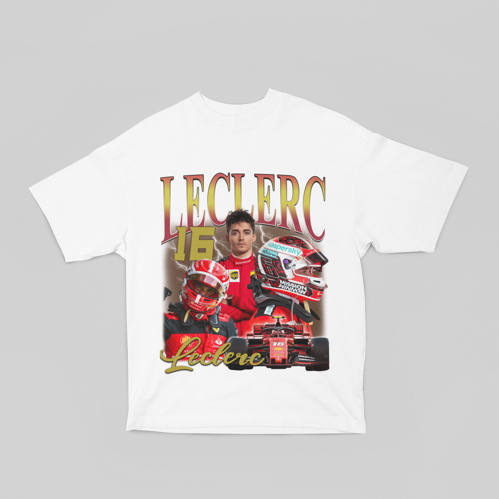 Camiseta Oversized Formula 1 - Leclerc - Loja GTS Customs