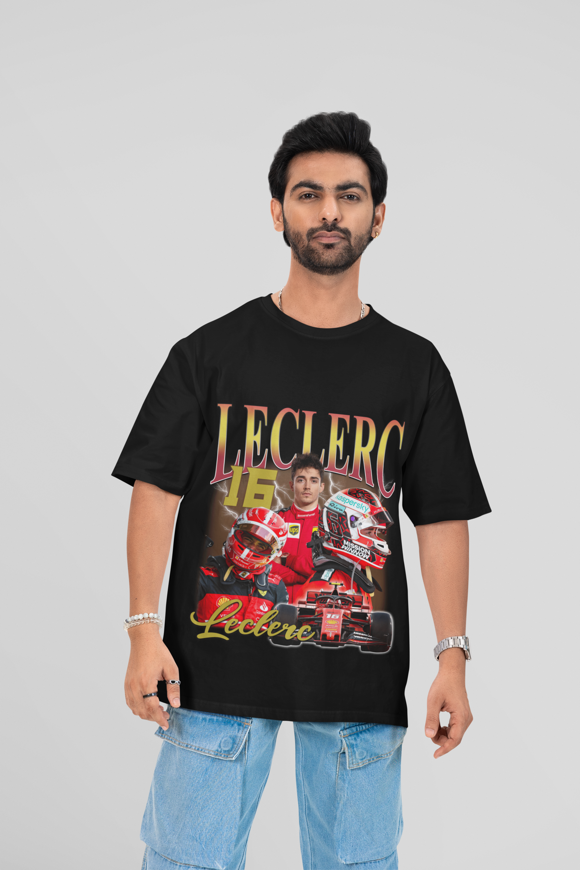 Camiseta Oversized Formula 1 - Leclerc - Loja GTS Customs