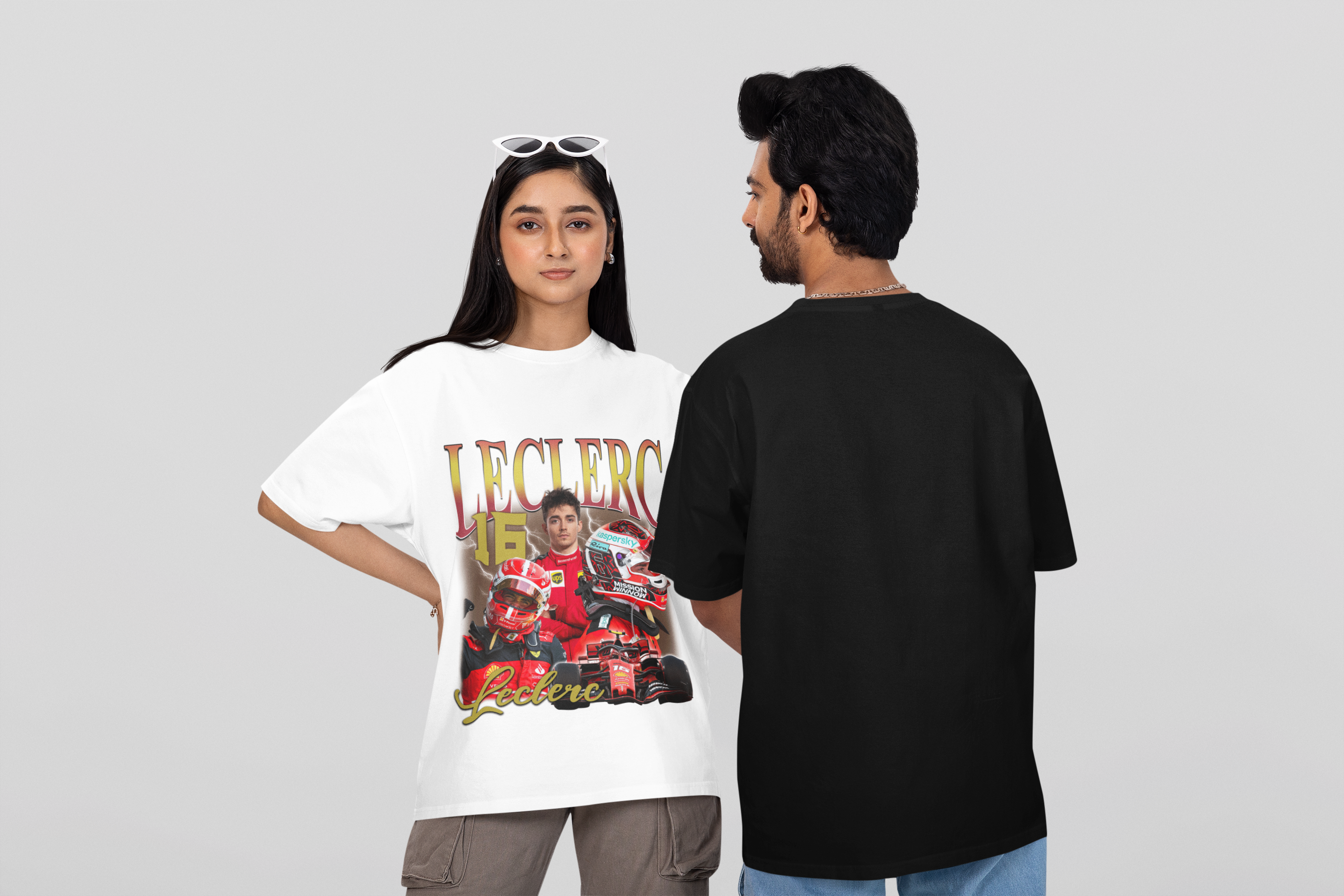 Camiseta Oversized Formula 1 - Leclerc - Loja GTS Customs