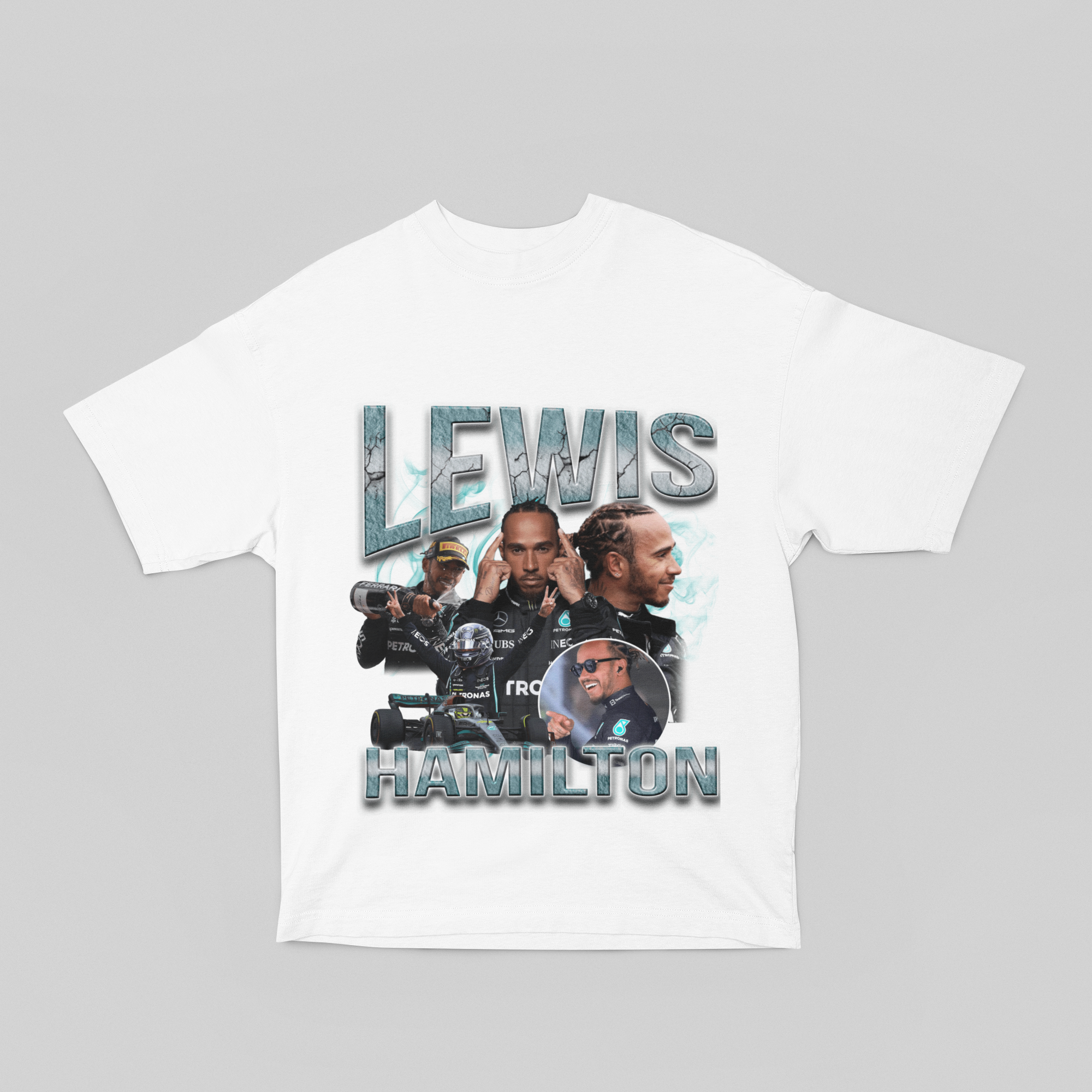Camiseta Oversized Formula 1 - Lewis Hamilton - Loja GTS Customs