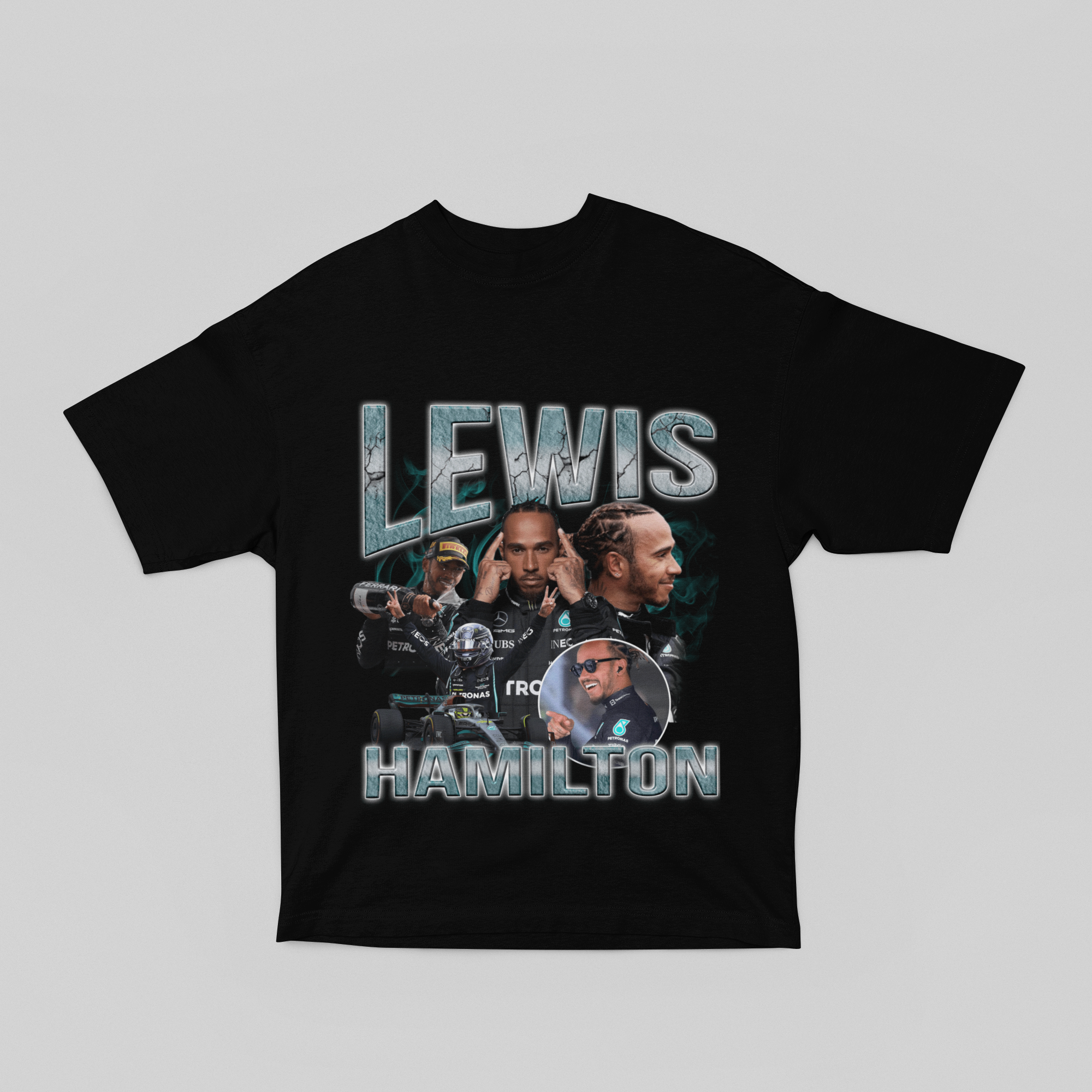 Camiseta Oversized Formula 1 - Lewis Hamilton - Loja GTS Customs
