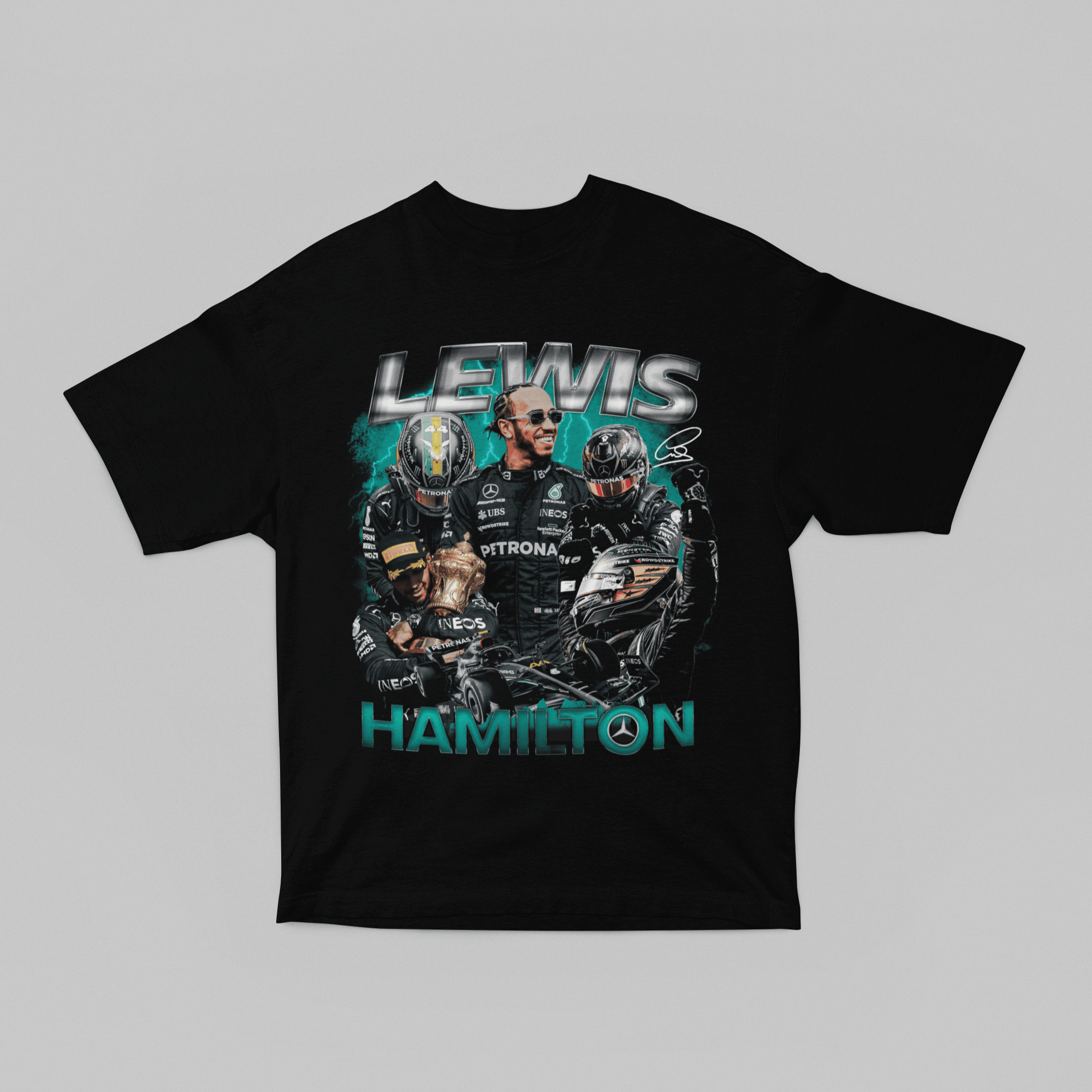 Camiseta Oversized Formula 1 - Lewis Hamilton - Loja GTS Customs
