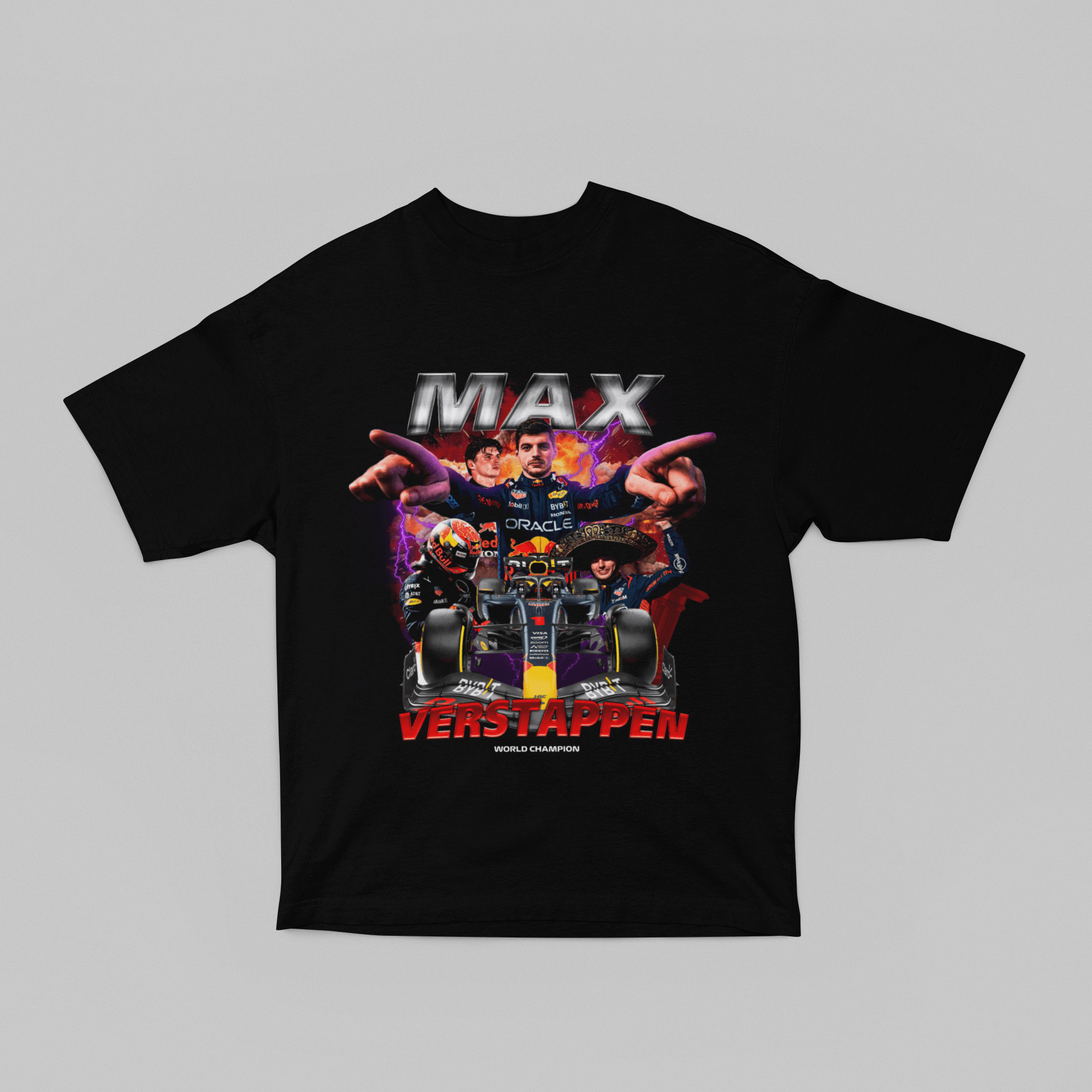 Camiseta Oversized Formula 1 - Max Verstappen - Loja GTS Customs