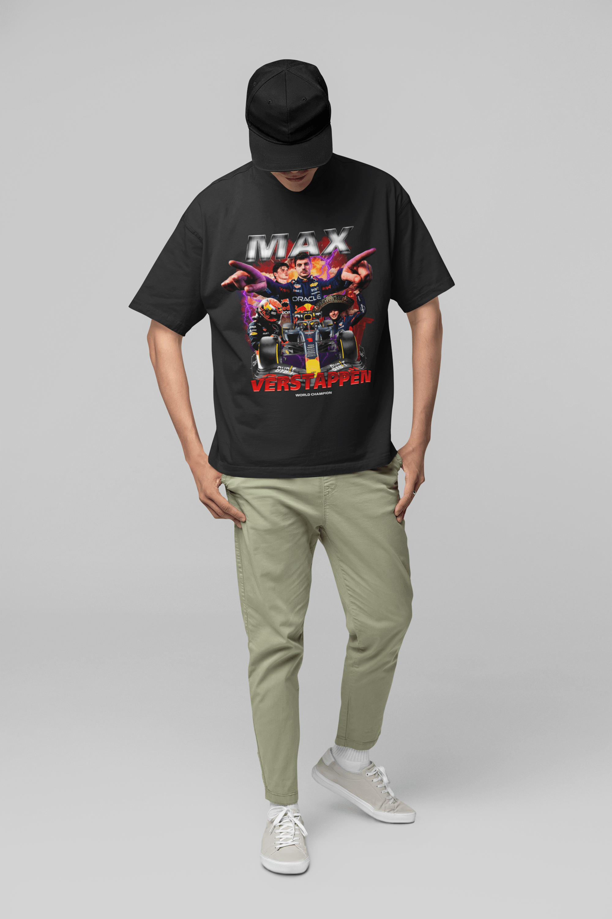 Camiseta Oversized Formula 1 - Max Verstappen - Loja GTS Customs