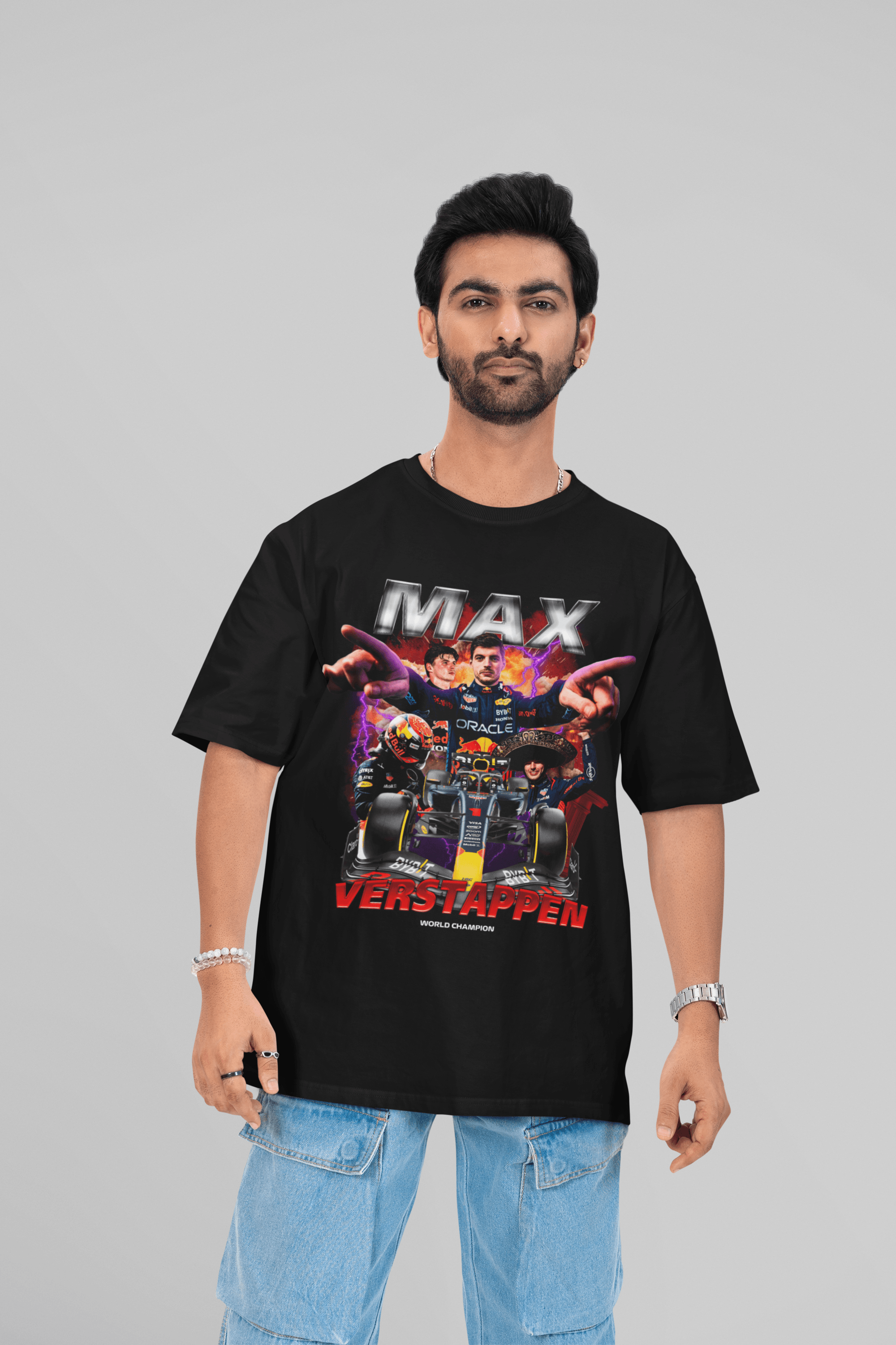 Camiseta Oversized Formula 1 - Max Verstappen - Loja GTS Customs