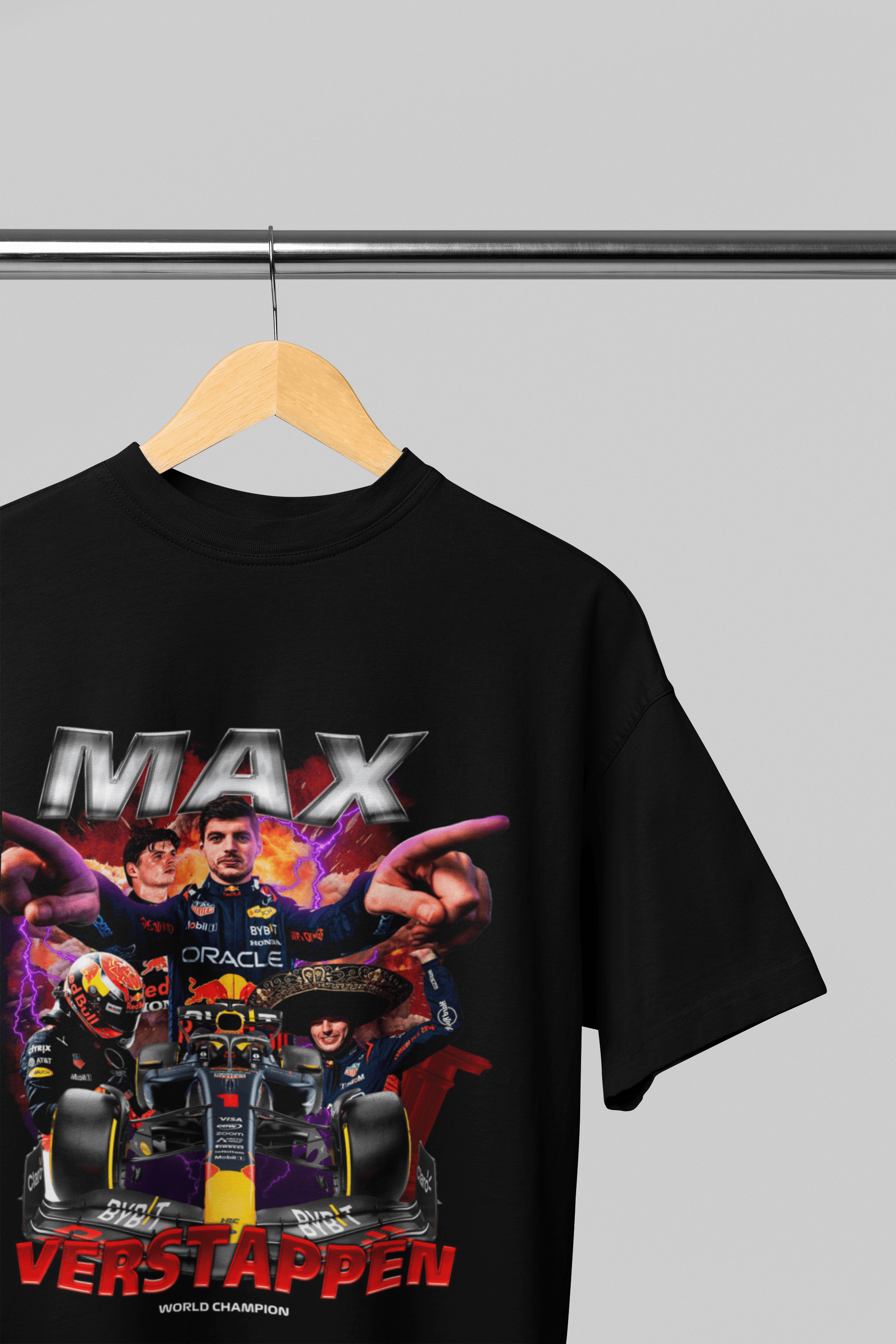 Camiseta Oversized Formula 1 - Max Verstappen - Loja GTS Customs