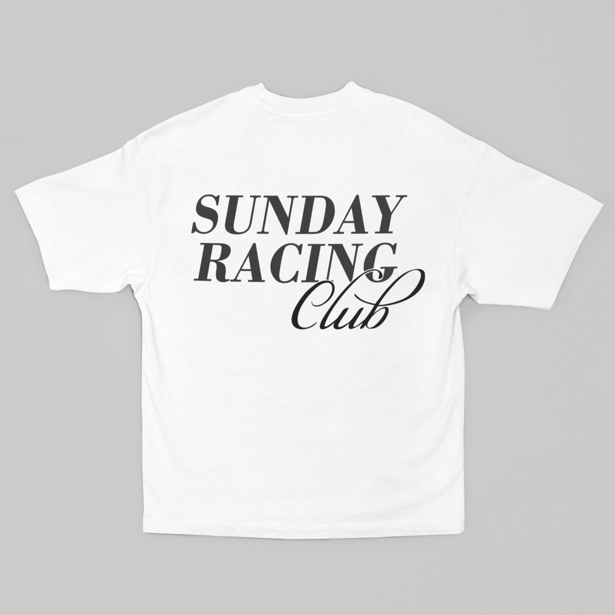 Camiseta Oversized Formula 1 - Sunday Racing Club - Loja GTS Customs