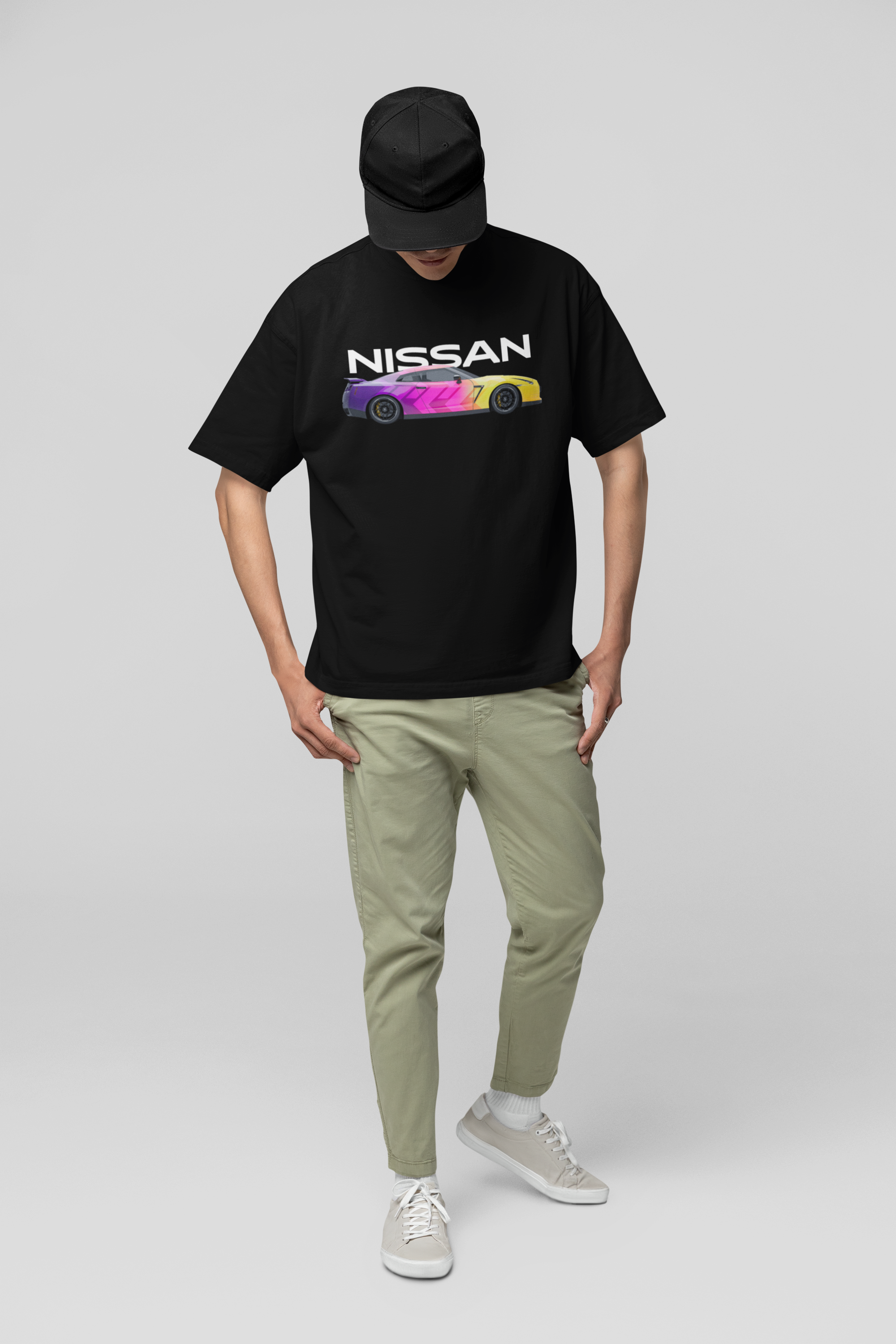 Camiseta Oversized Nissan GTR R35 - GTSO42 - Loja GTS Customs