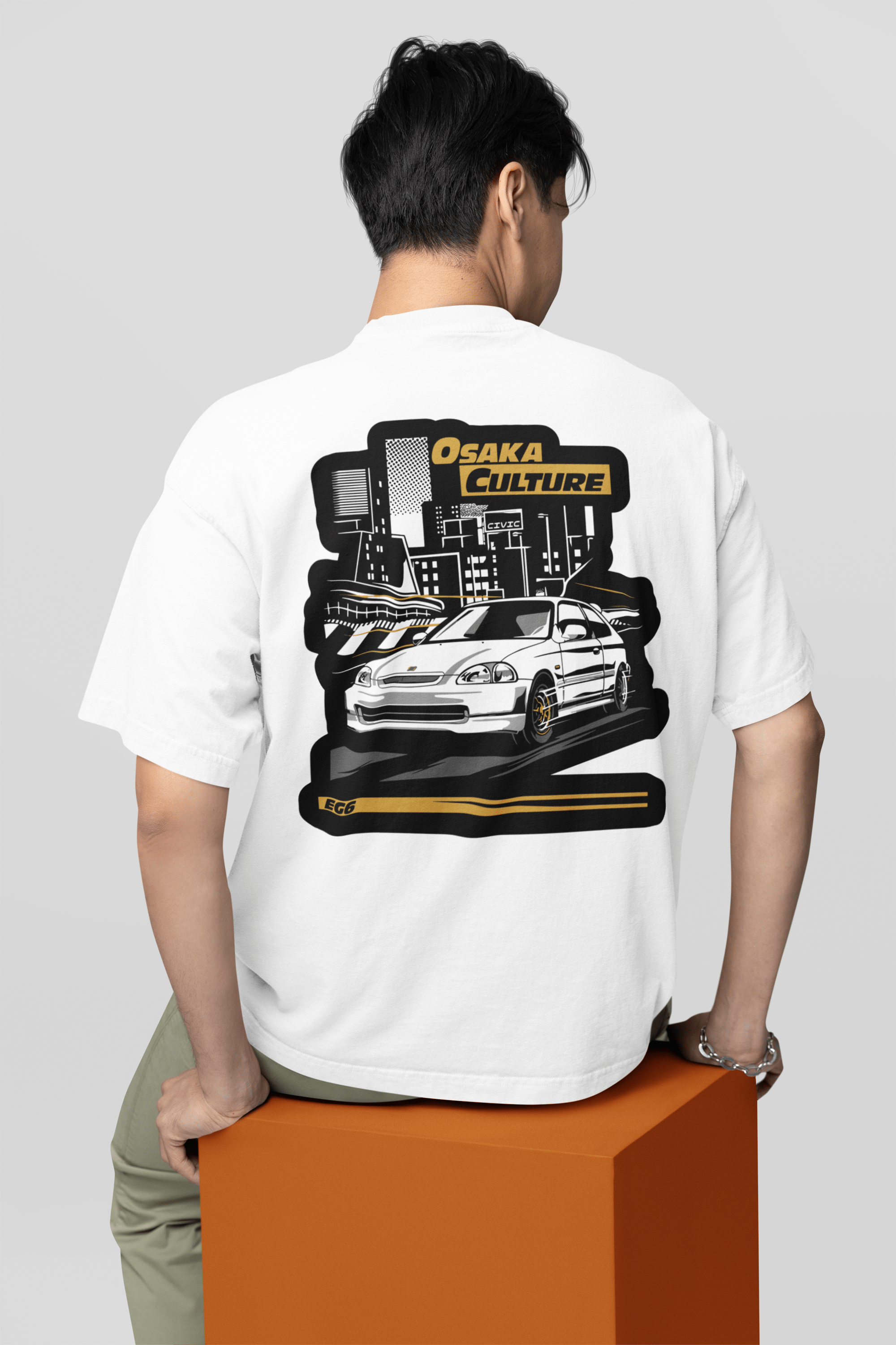 Camiseta Oversized Osaka Culture - GTSO36 - Loja GTS Customs