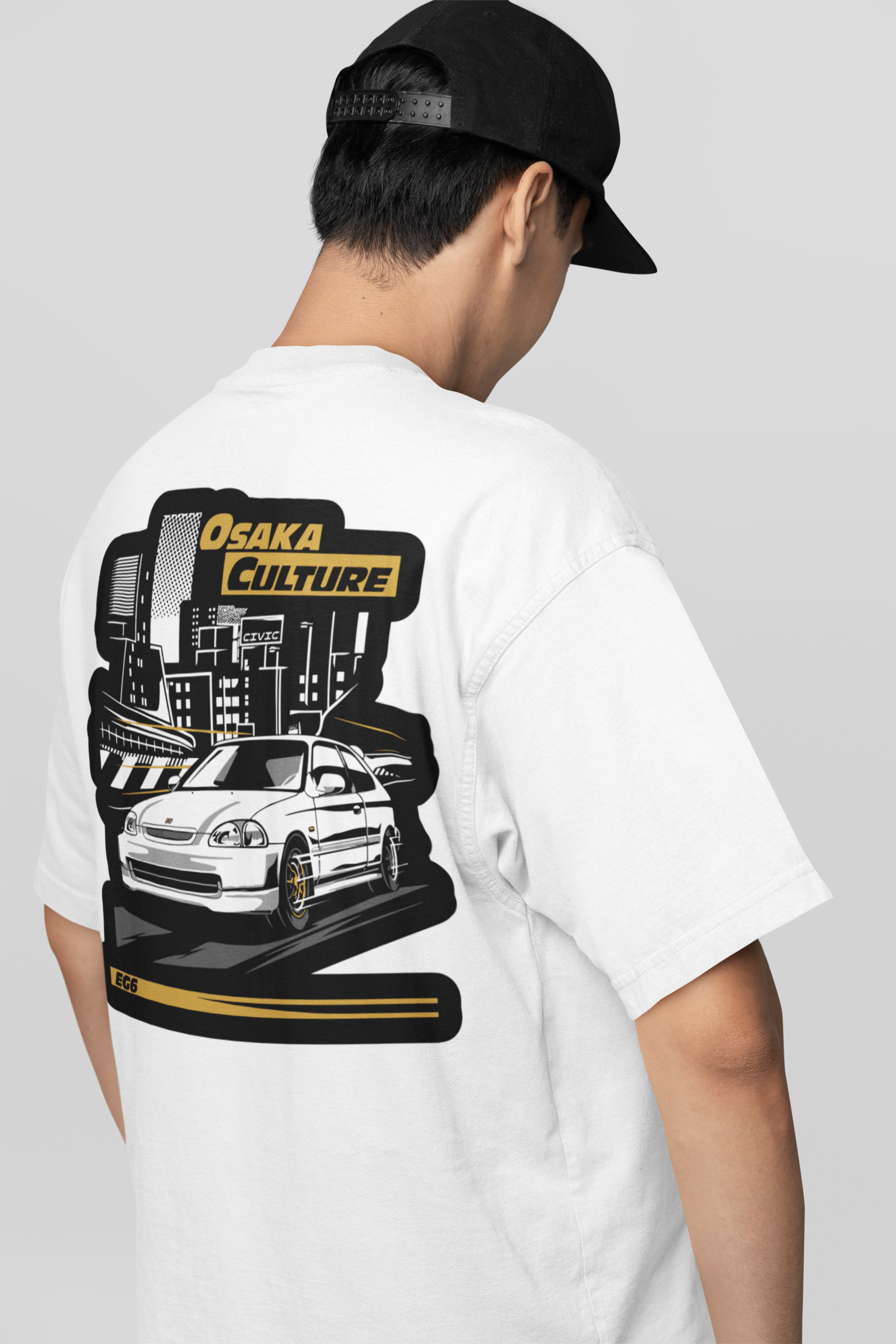 Camiseta Oversized Osaka Culture - GTSO36 - Loja GTS Customs