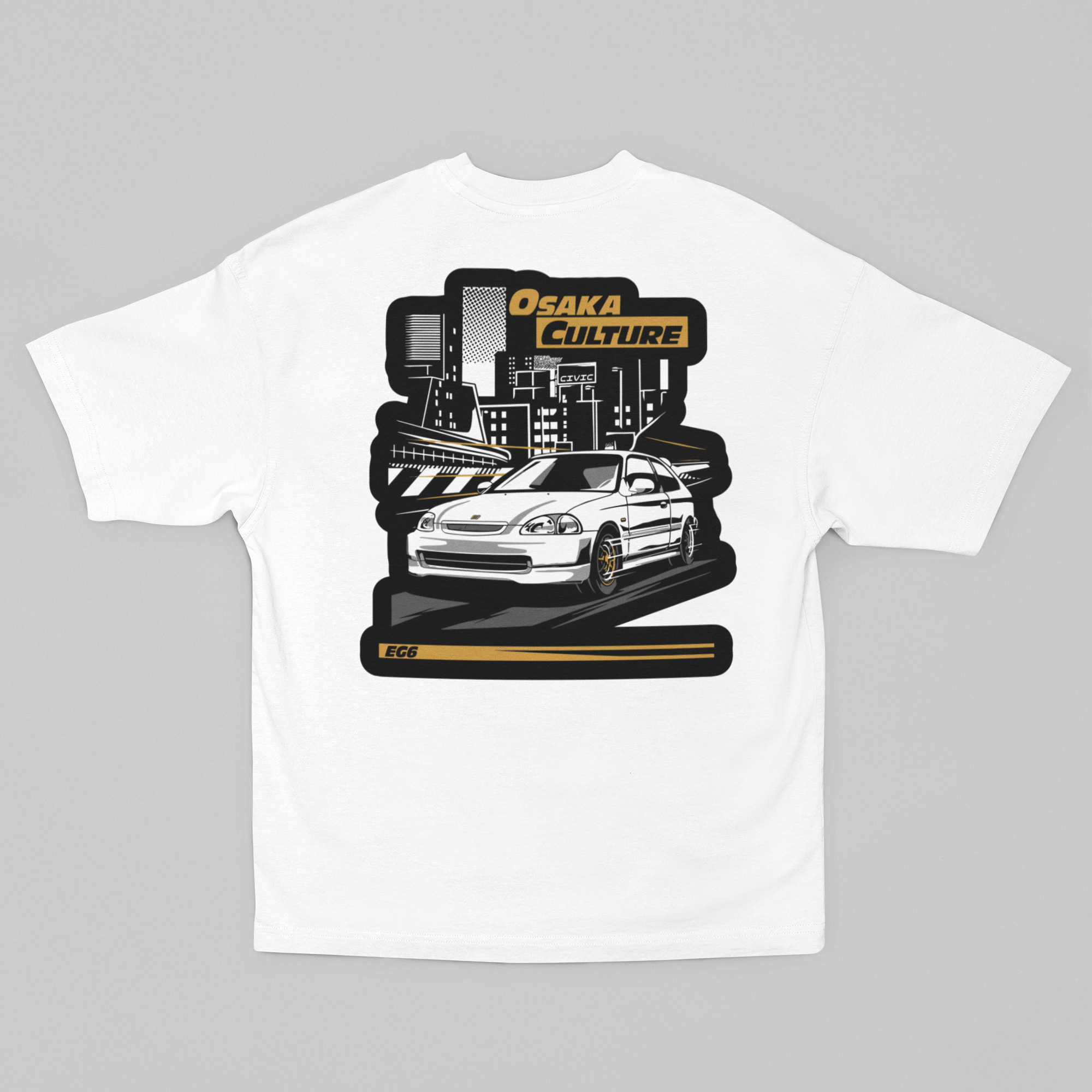 Camiseta Oversized Osaka Culture - GTSO36 - Loja GTS Customs