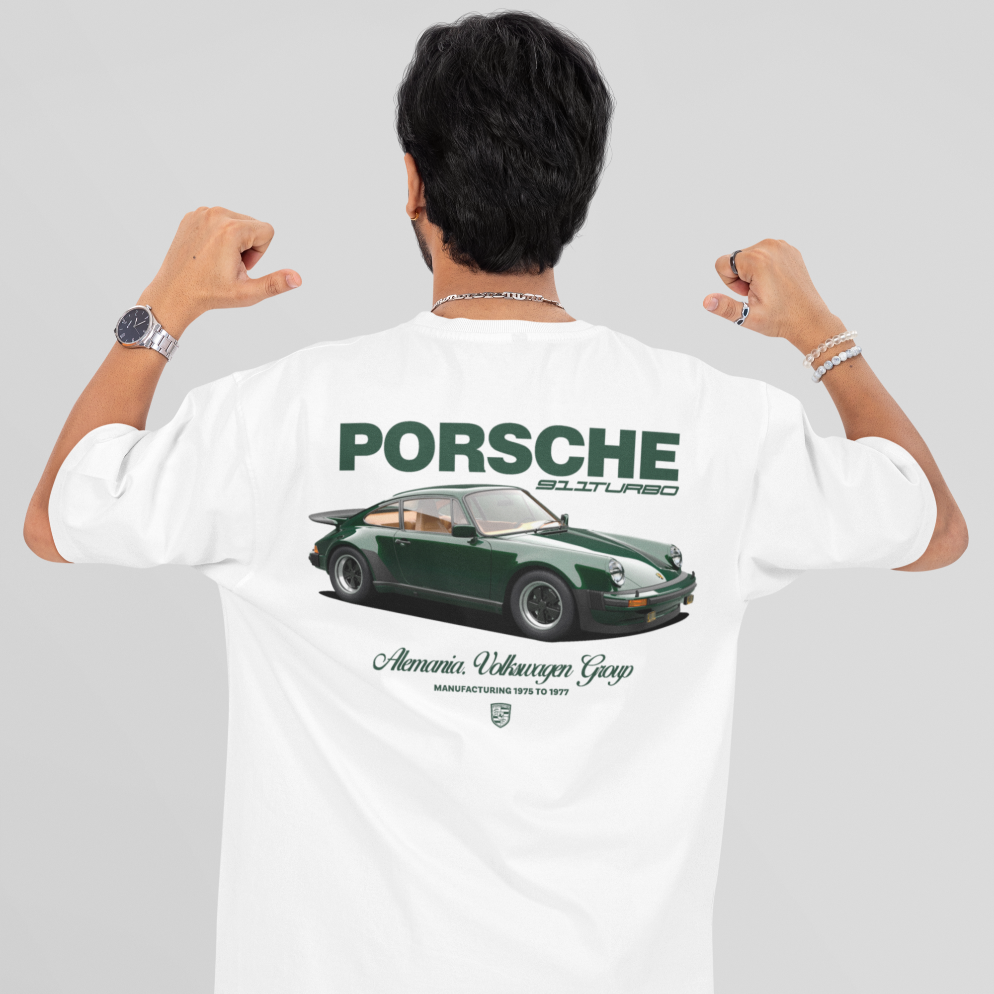 Camiseta Oversized Porsche 911 Turbo - GTSO46