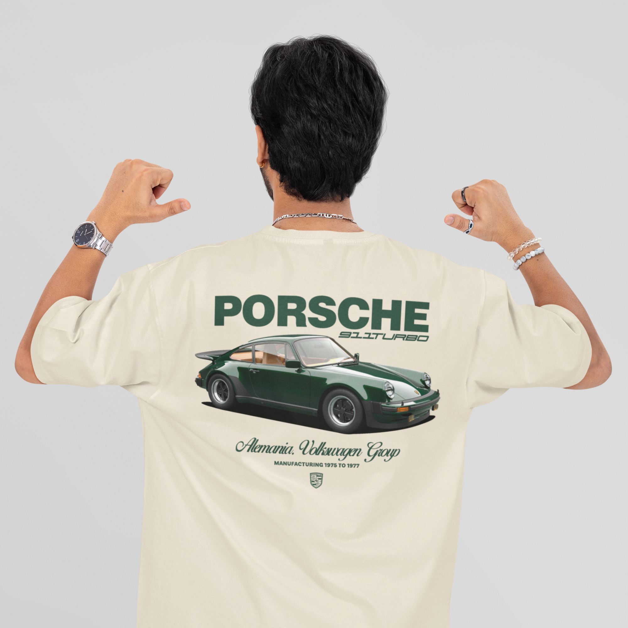 Camiseta Oversized Porsche 911 Turbo - GTSO46