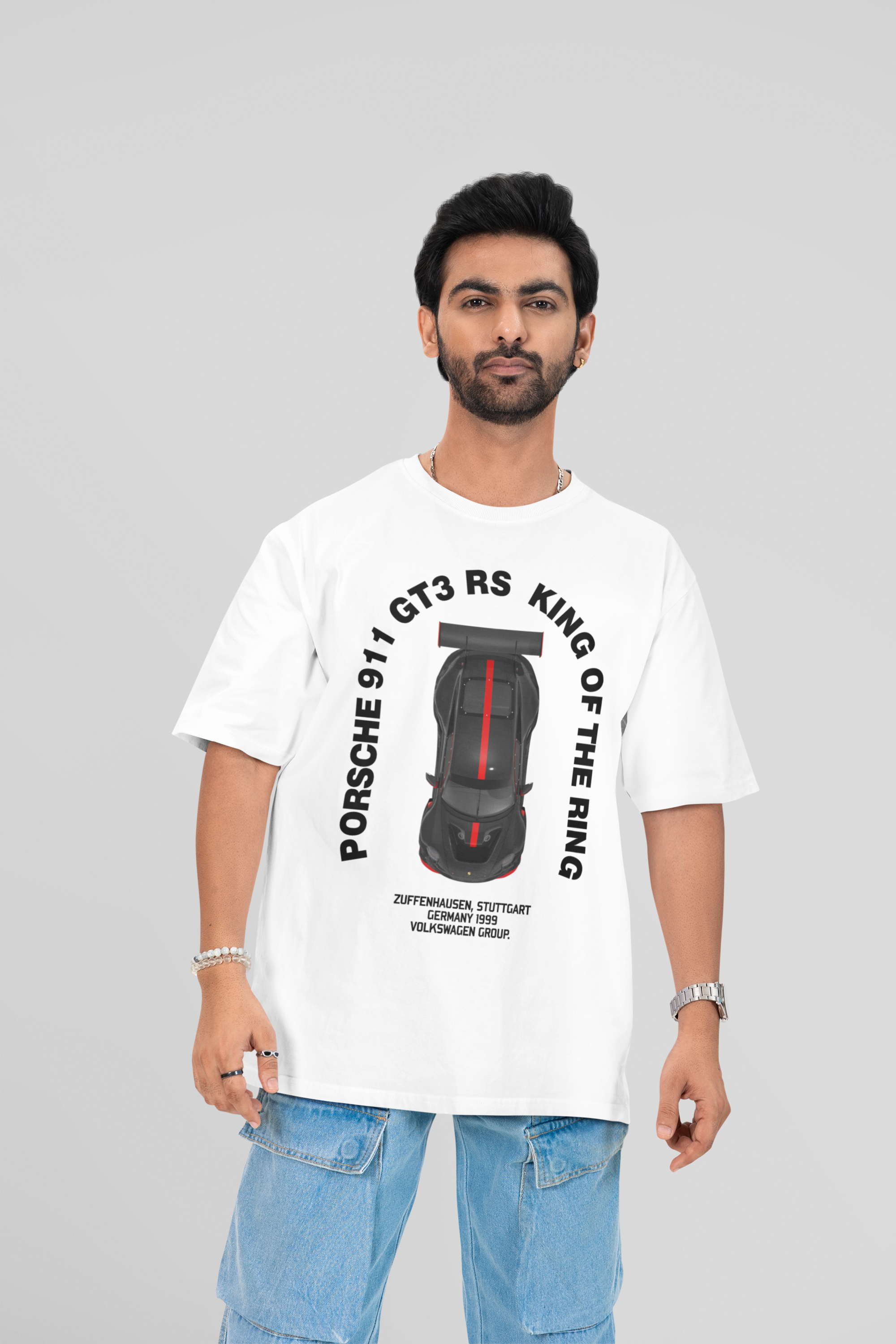 Camiseta Oversized Porsche King - GTSO44 - Loja GTS Customs