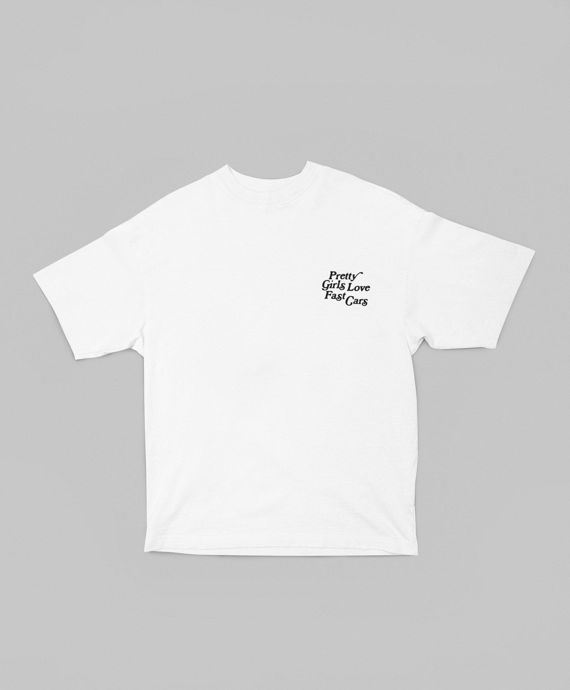 Camiseta Oversized Pretty Girls Love Fast Cars - GTSO31 - Loja GTS Customs