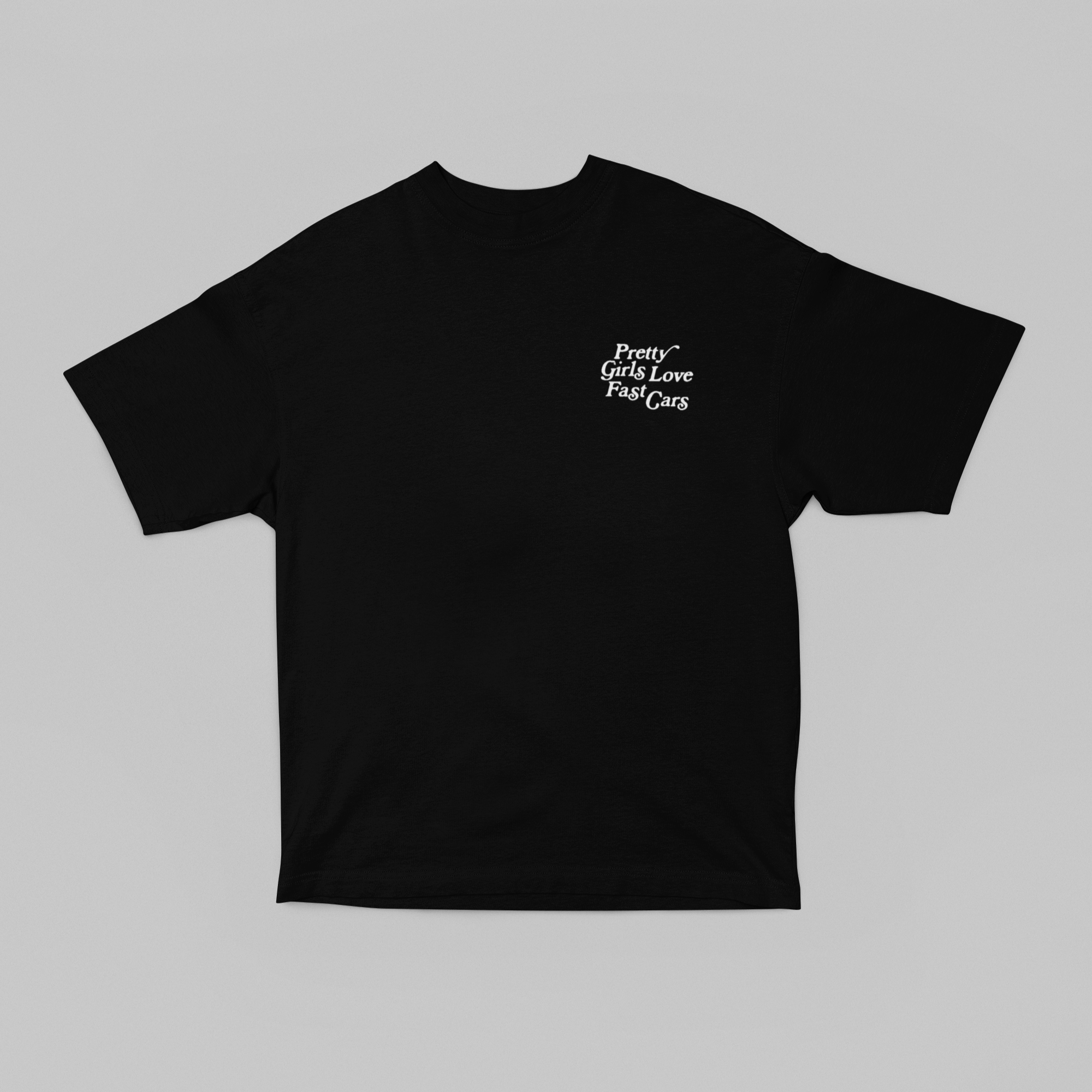 Camiseta Oversized Pretty Girls Love Fast Cars - GTSO31 - Loja GTS Customs