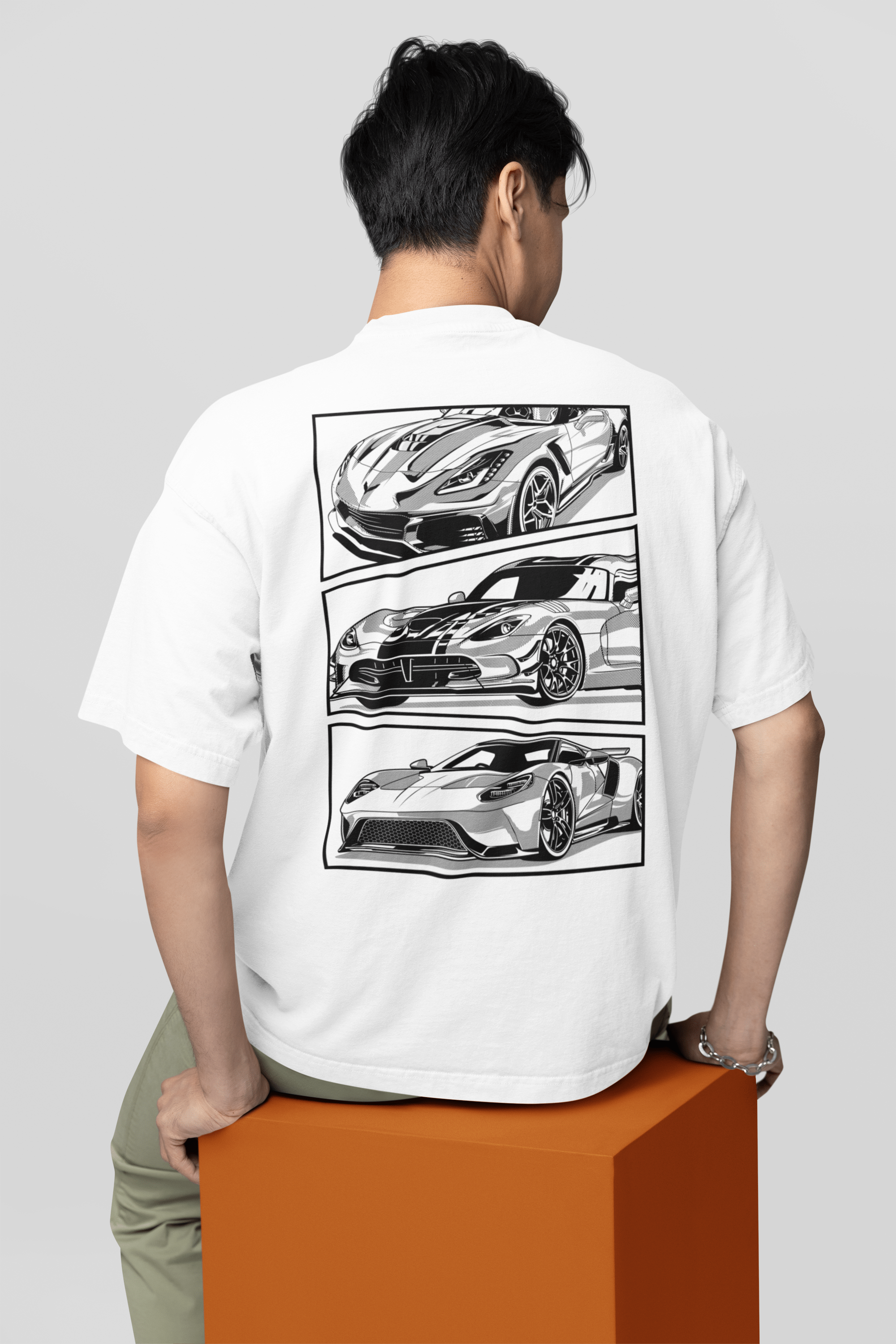 Camiseta Oversized Recortes - GTSO37 - Loja GTS Customs