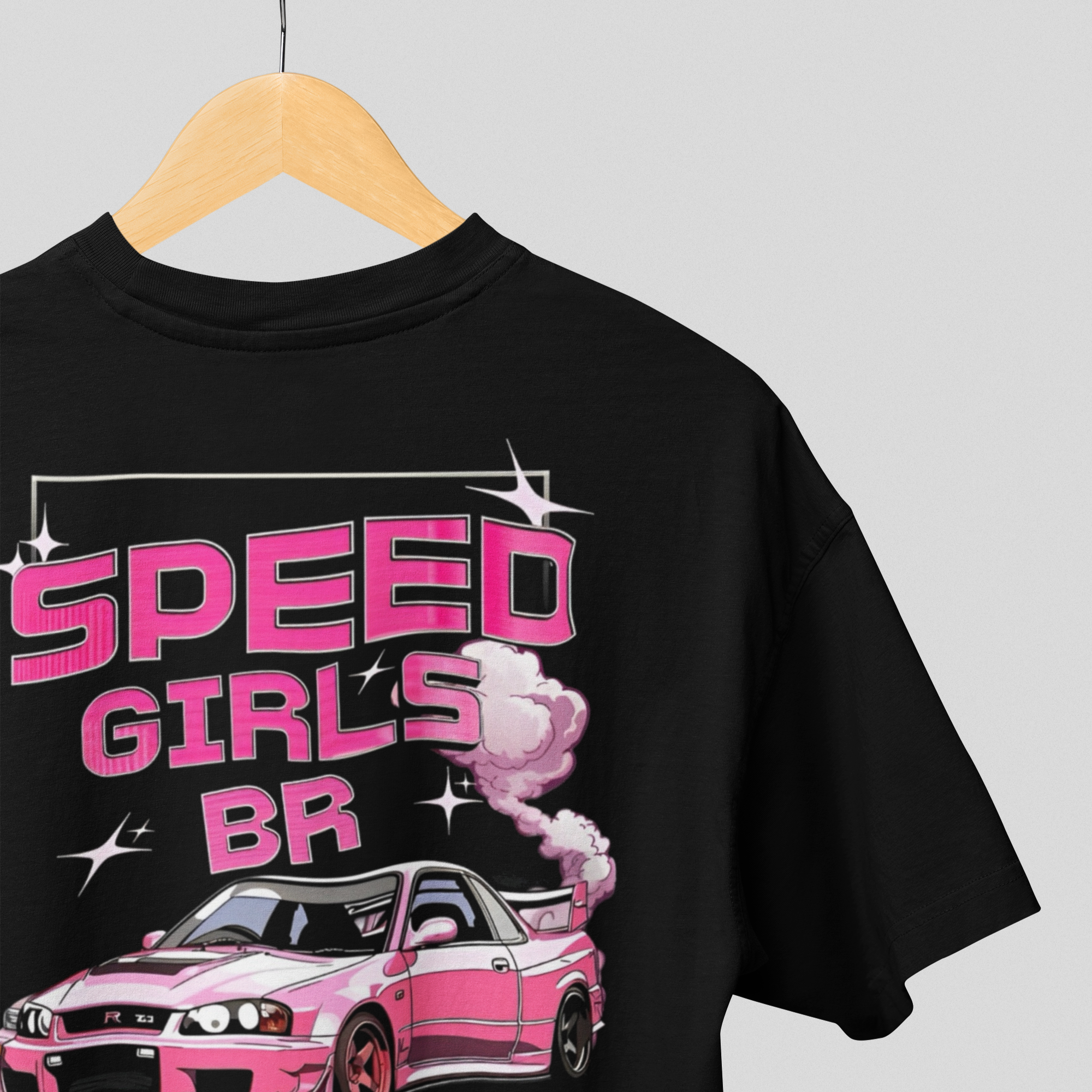 Camiseta Oversized Skyline - Speed Girls - Loja GTS Customs