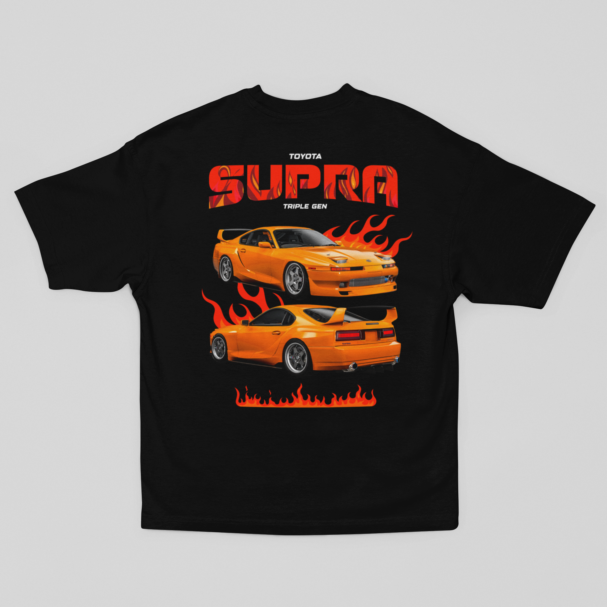Camiseta Oversized Supra Fire - GTSO40 - Loja GTS Customs