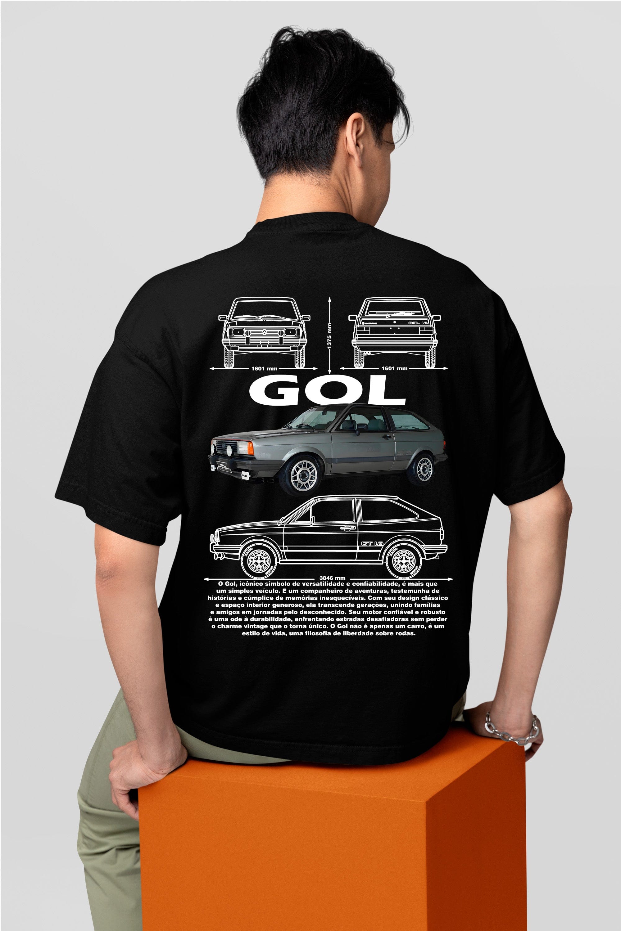 Camiseta Volkswagen Gol Quadrado - GTS116 - Loja GTS Customs