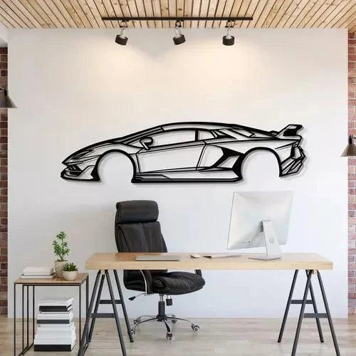 Quadro Decorativo Lamborghini Aventador SVJ - Loja GTS Customs