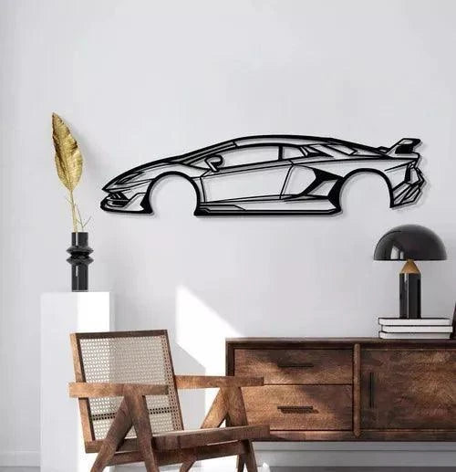 Quadro Decorativo Lamborghini Aventador SVJ - Loja GTS Customs