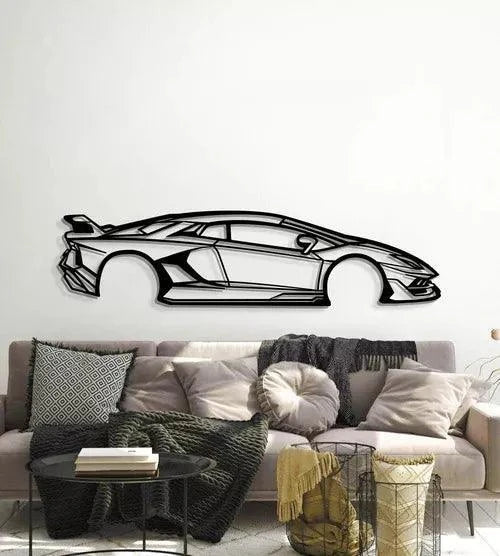 Quadro Decorativo Lamborghini Aventador SVJ - Loja GTS Customs